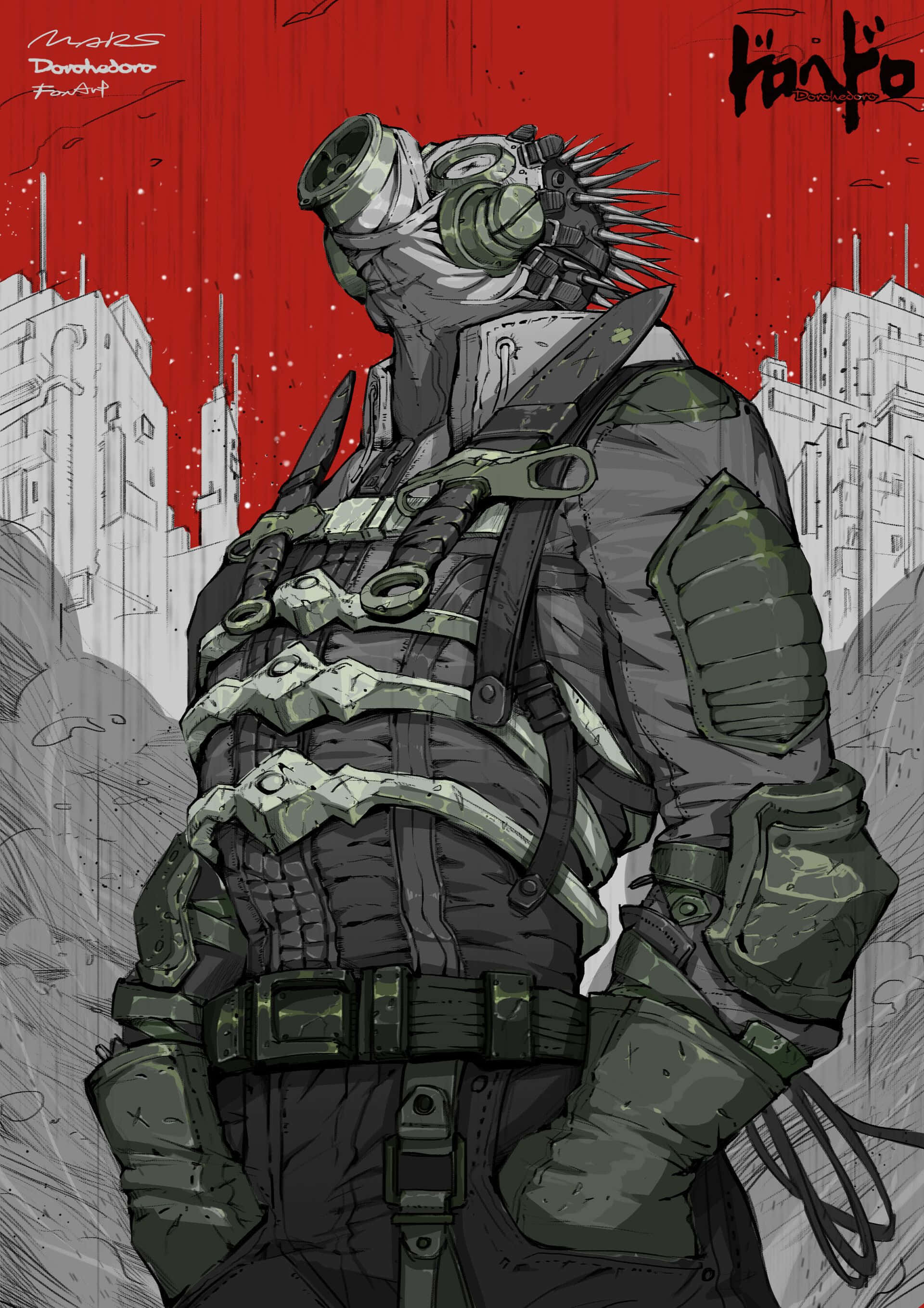 Kapag ang nihilism ay sumasalubong sa imagination, ang Dorohedoro ay nagbibigay buhay sa isang chaotic pero humorous blend ng puzzles at actions Wallpaper