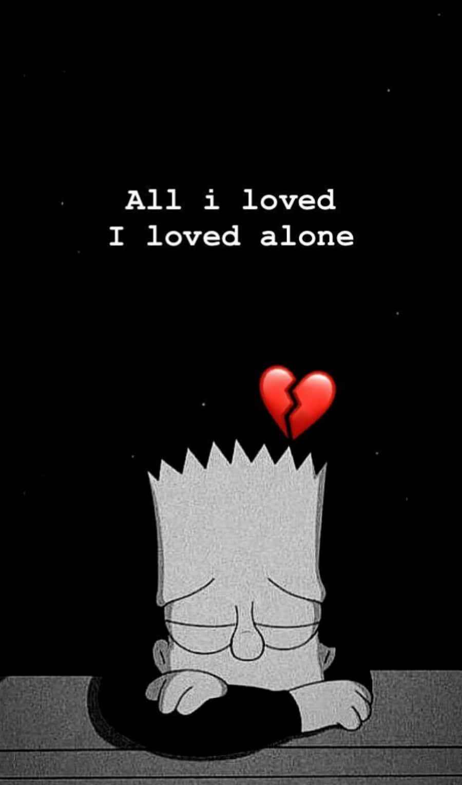 Kapag nasira ang pag-ibig, nasira rin ang puso Wallpaper