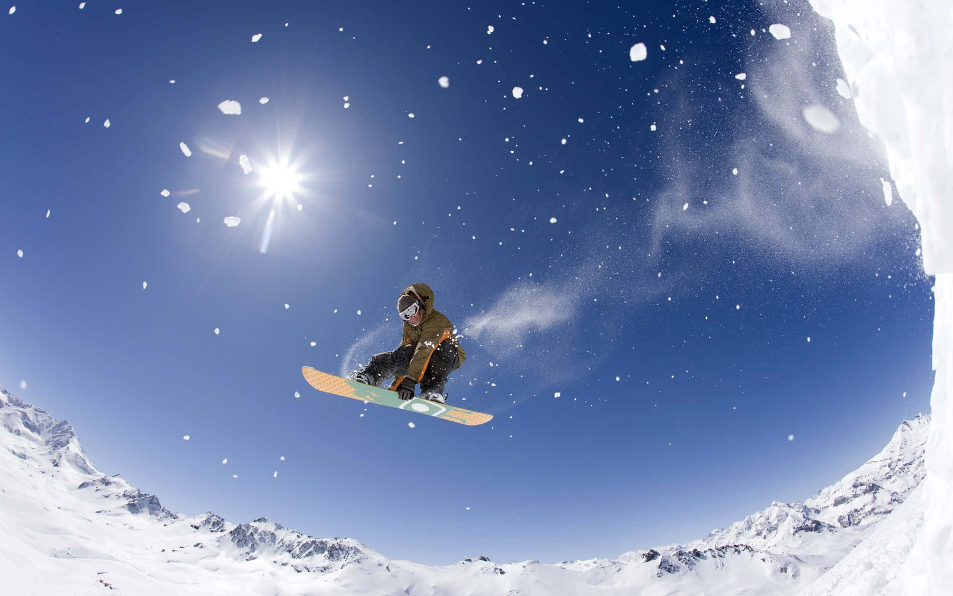 Kapana-panang Winter Sports Adventure Wallpaper