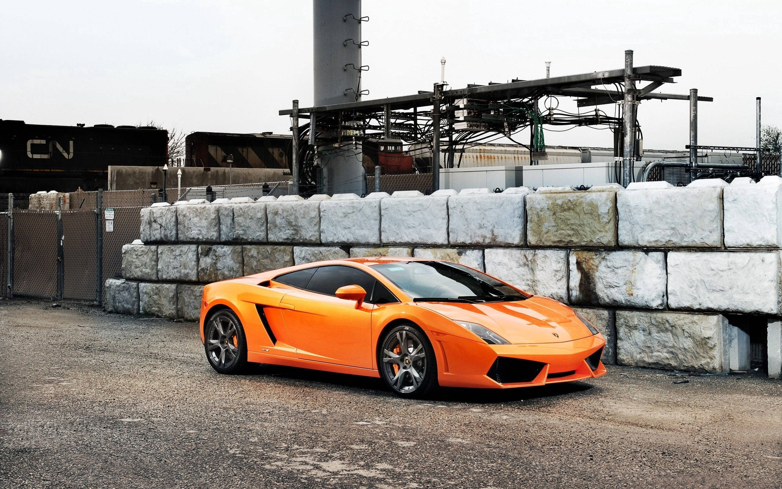 Kapangyarihan at Pagganap Nagtagpo: Ang Lamborghini Gallardo Wallpaper