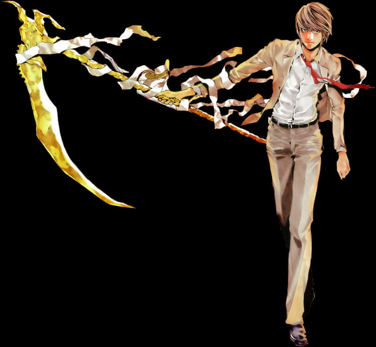 Kapangyarihan ni Light Yagami sa Death Note Wallpaper