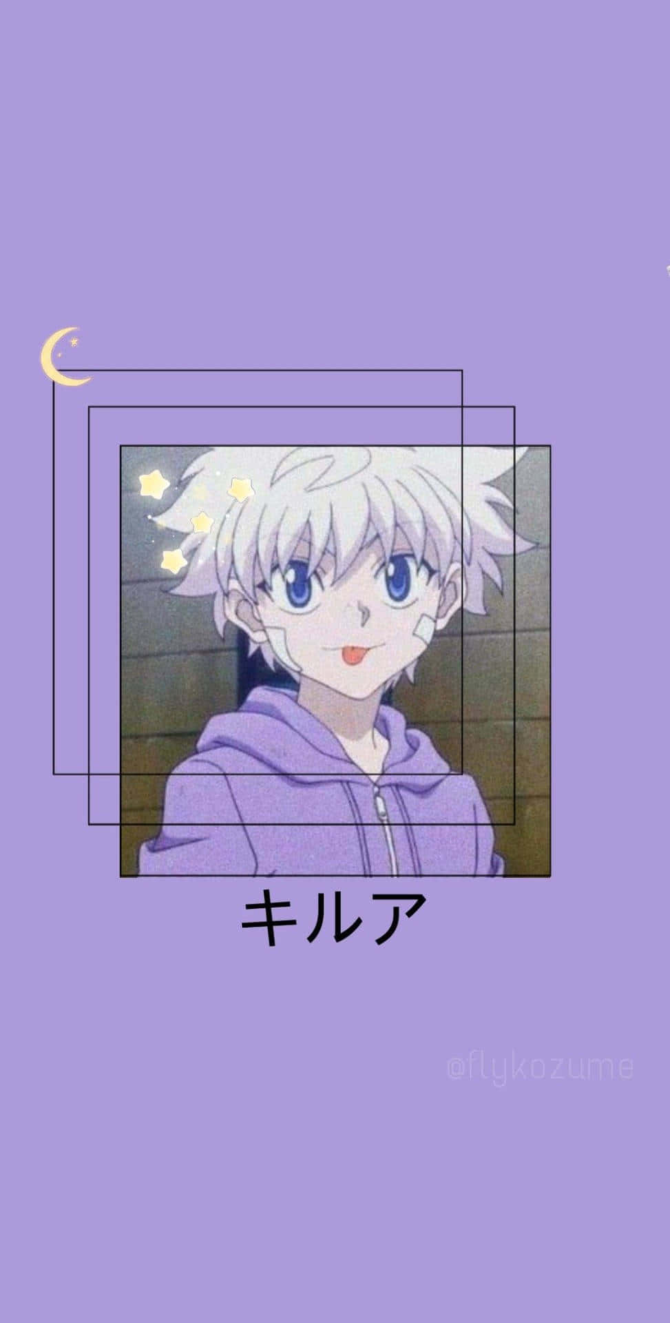 Kapansin-Pansing na Purple na Anime Background Wallpaper