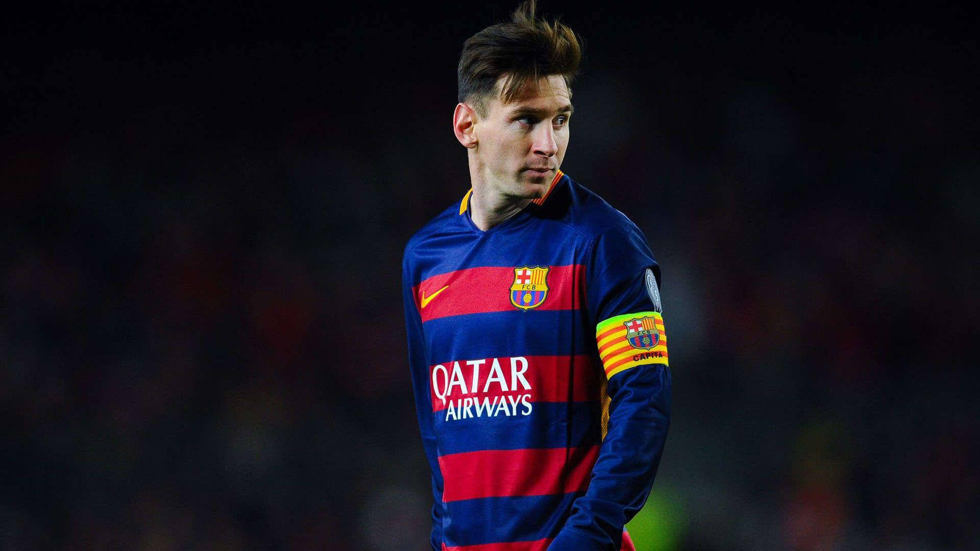 Kapitan ng FC Barcelona na si Lionel Messi Wallpaper