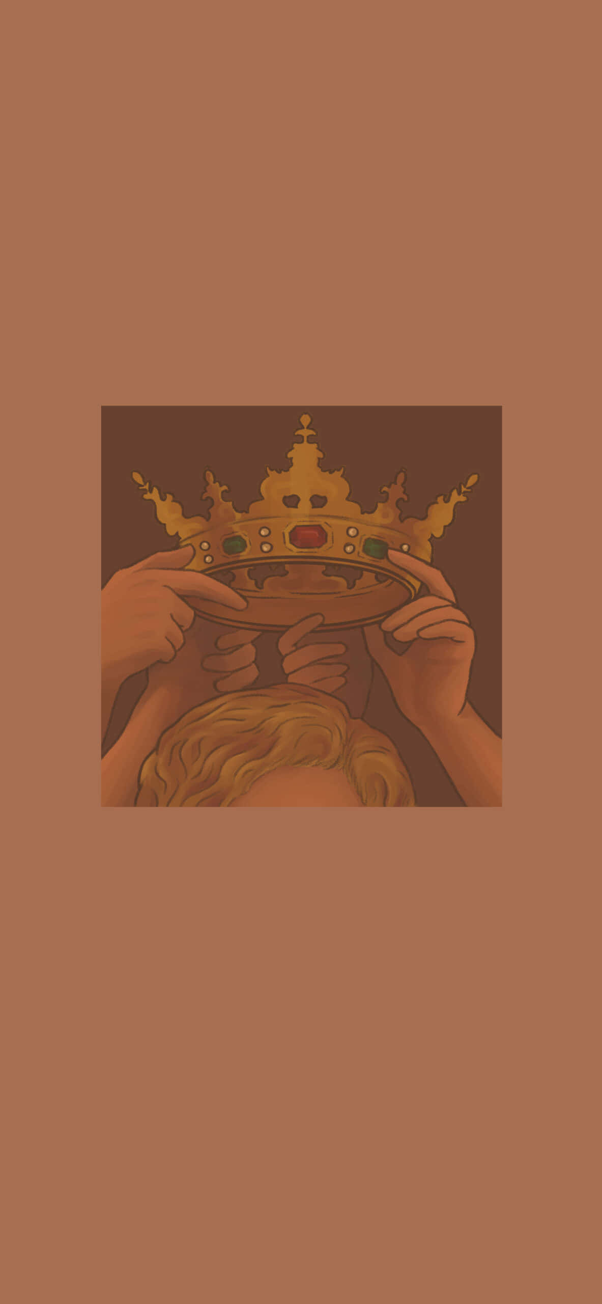 Kaptibeyting Rustikong Brown Aesthetic Backdrop Wallpaper