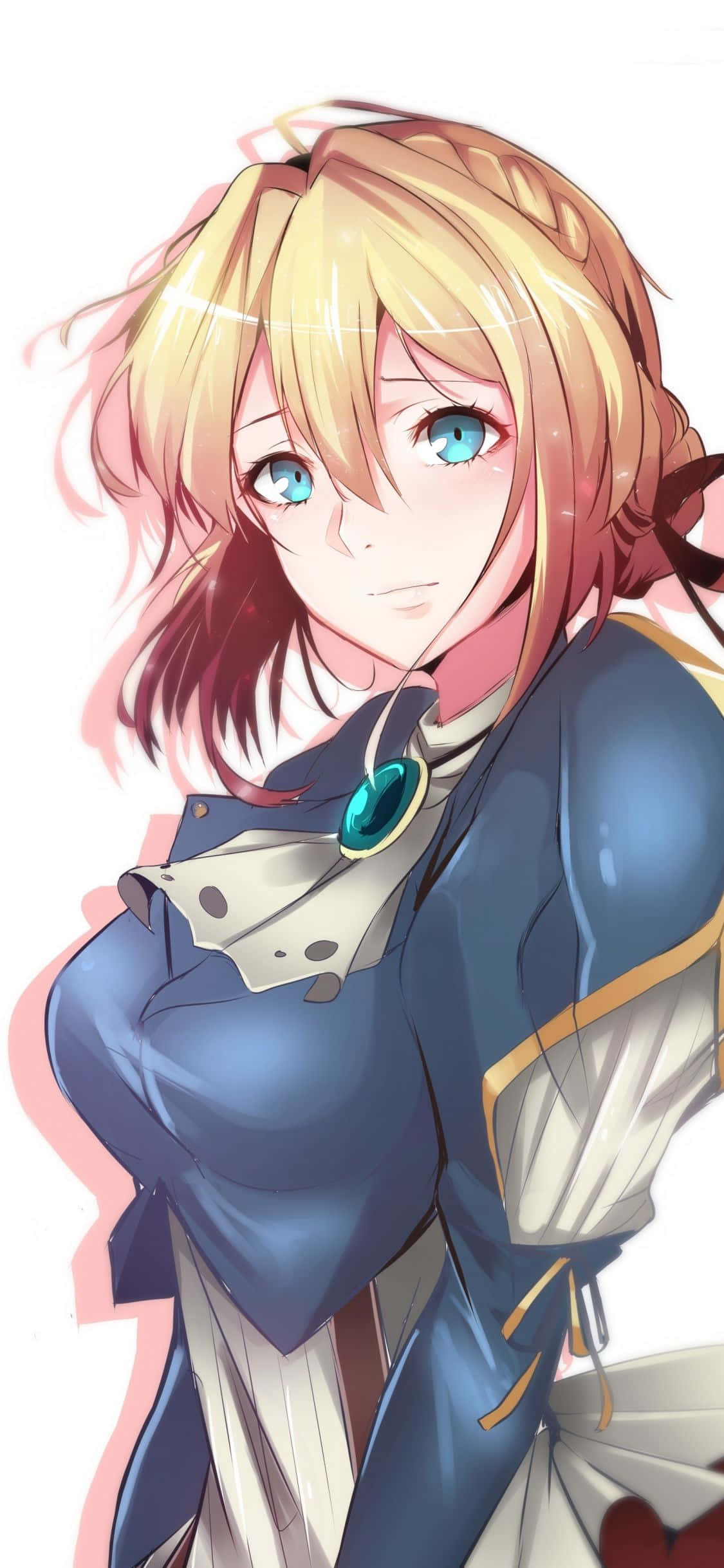"Kapturin ang bawat sandali gamit ang Violet Evergarden iPhone" Wallpaper