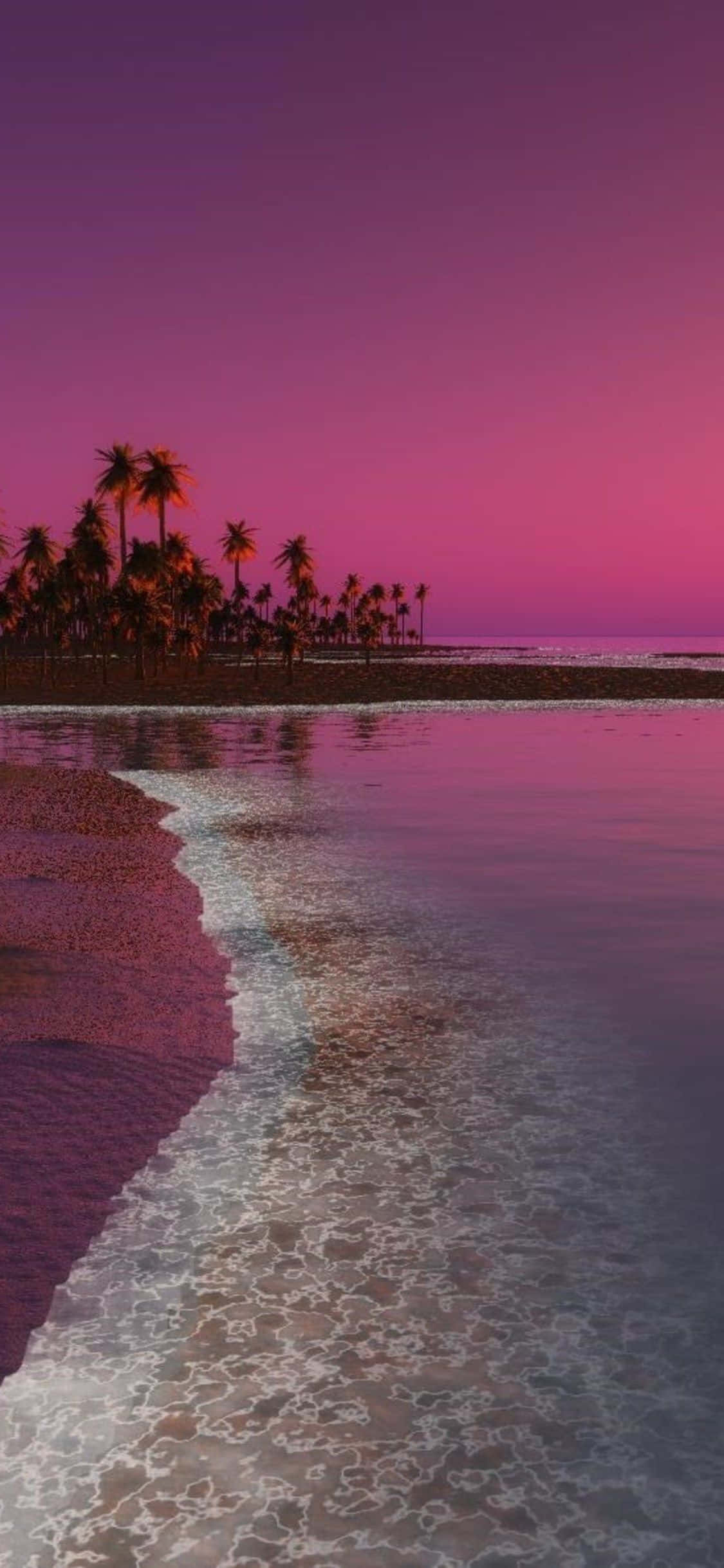 Kapturin ang Mahika ng isang Sunset Beach Wallpaper