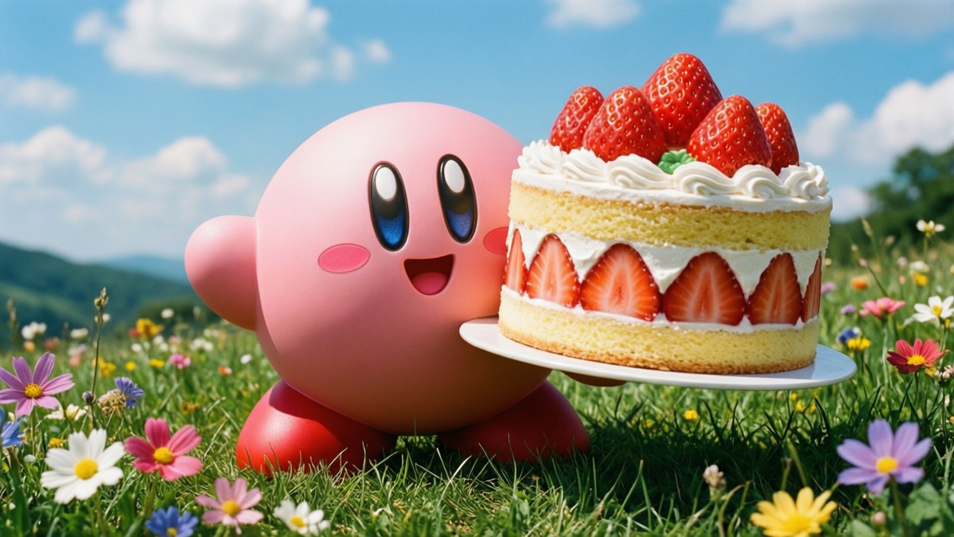 Kasiyahan sa Birthday Cake Wallpaper
