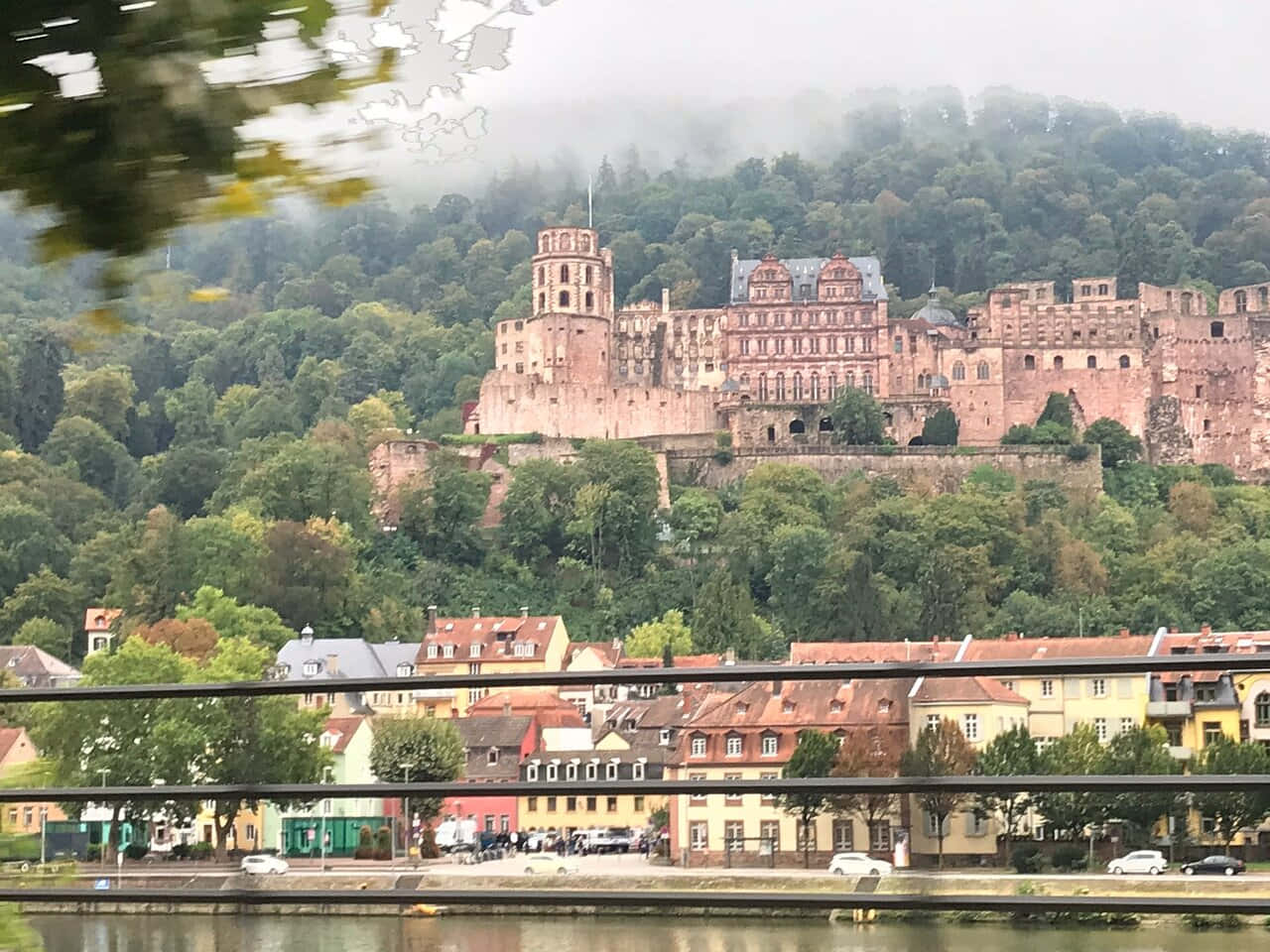 Kastilyo ng Heidelberg Sa Burol ng Jettenbuhl Wallpaper