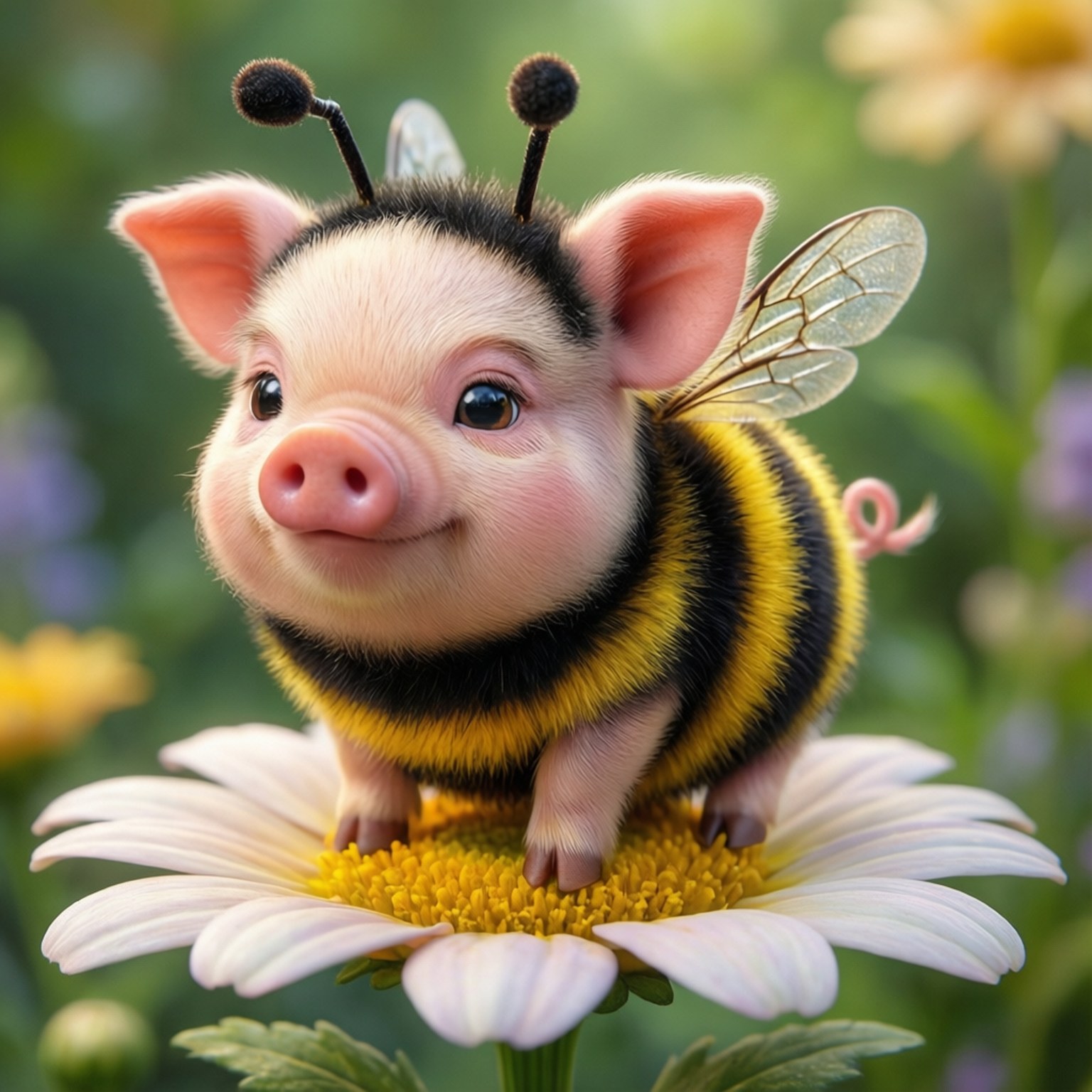 Kasuyo ng Baboy na Bumblebee Wallpaper