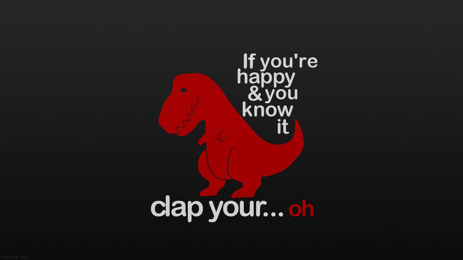 Katawa-tawang Aesthetic na T-Rex na Pumapalakpak Wallpaper