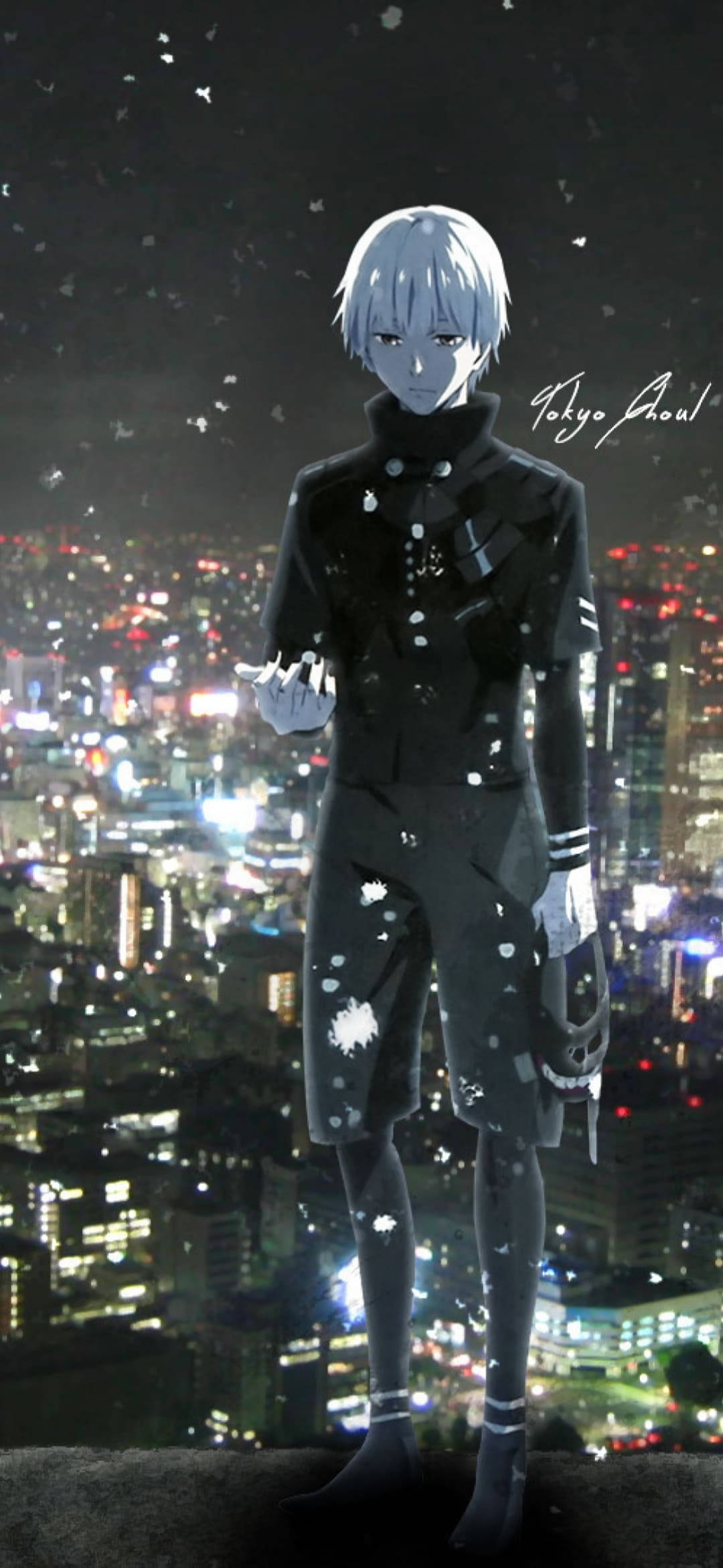 Ken Mask Off Tokyo Ghould iPhone Background Wallpaper