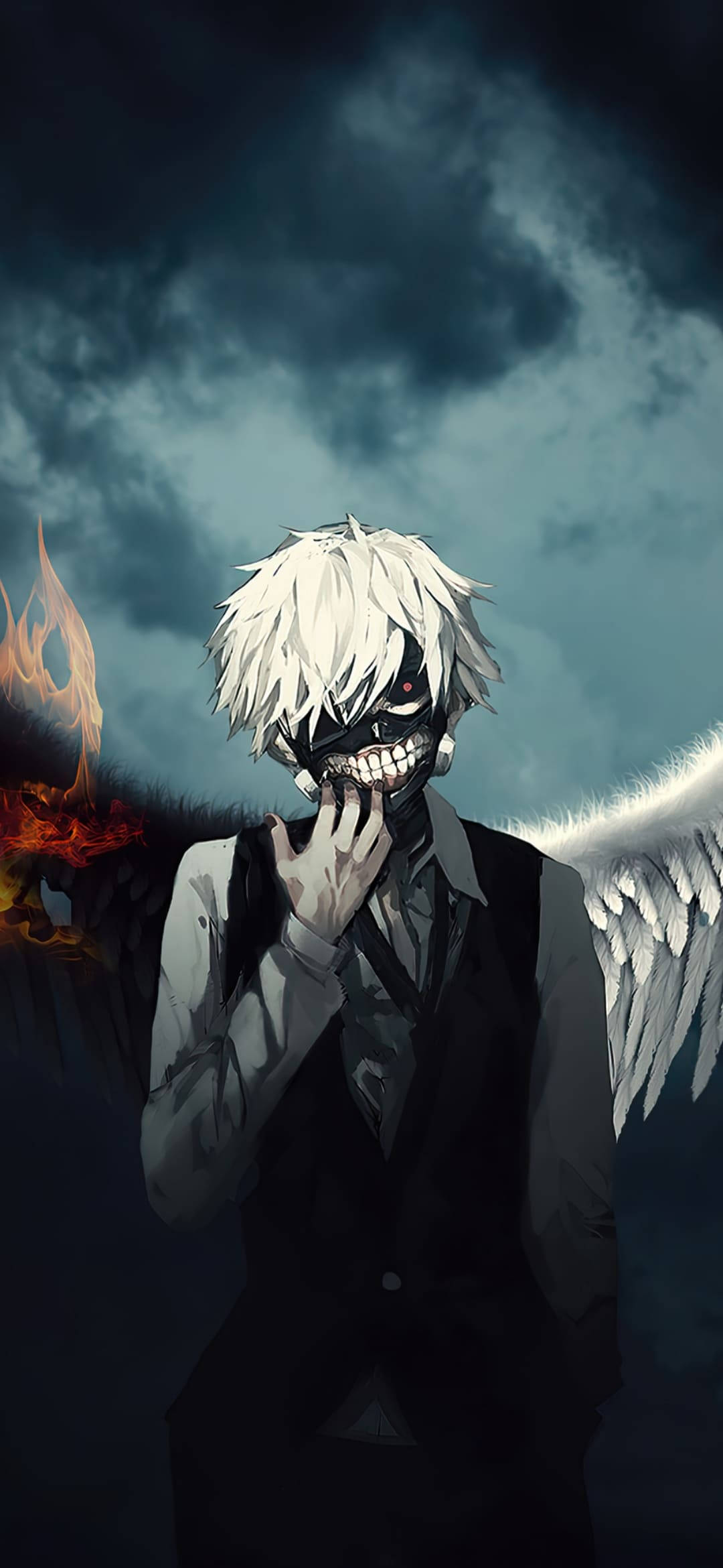 Ken With Wings Tokyo Ghoul iPhone Background Wallpaper