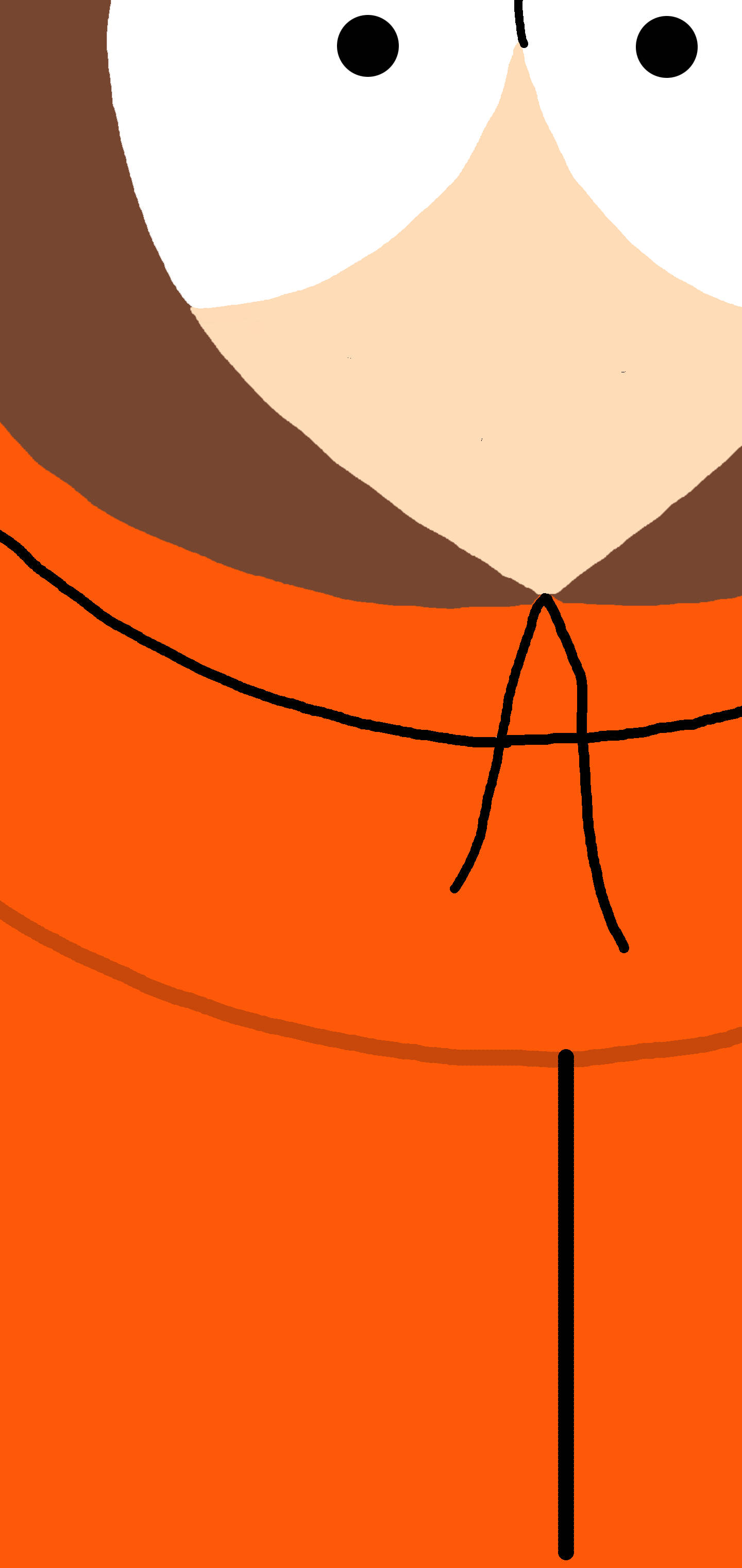 Kenny Mccormick Close-Up Vector Art Wallpaper