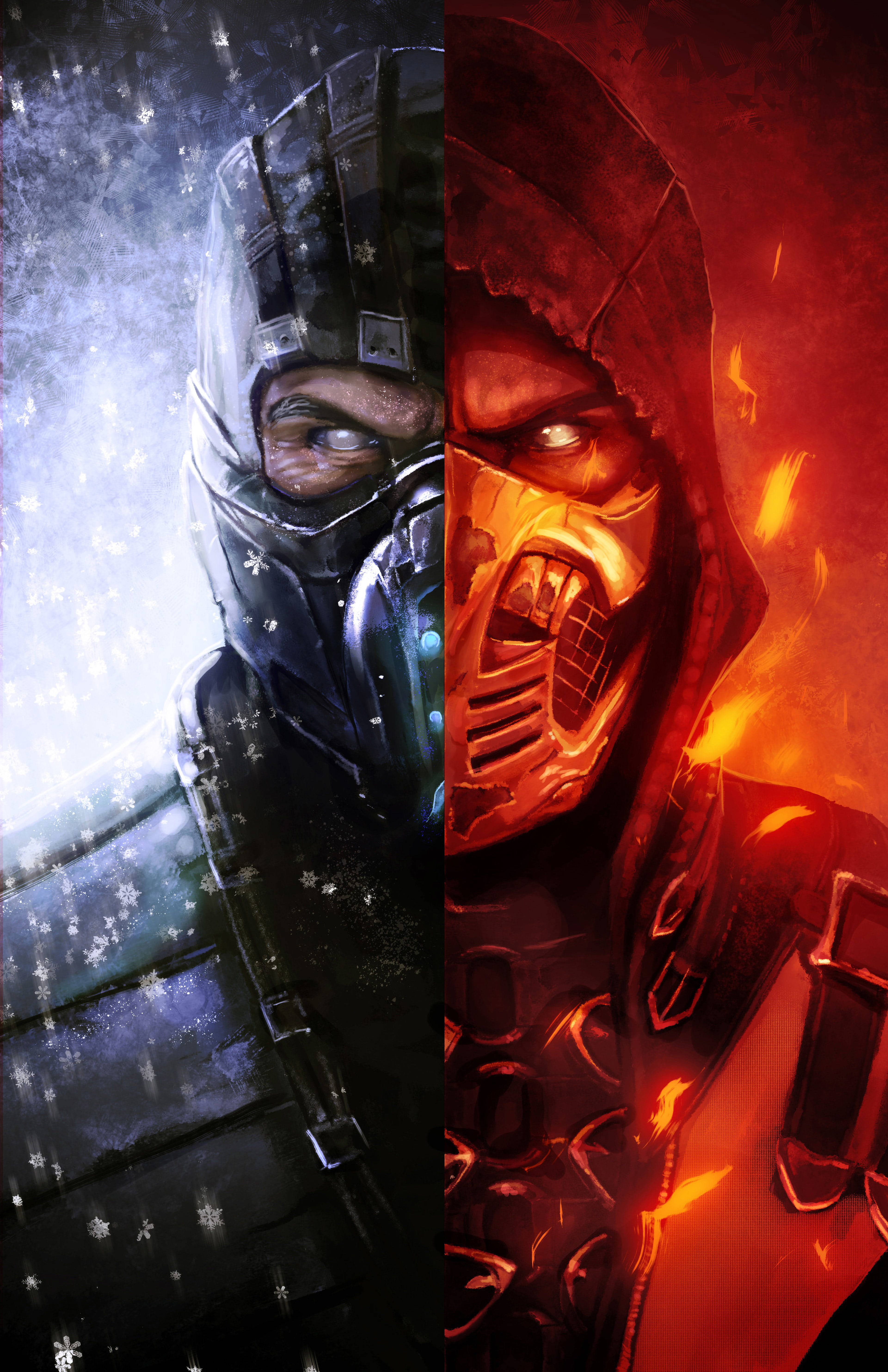 Keren Sub-Zero At Scorpion Wallpaper