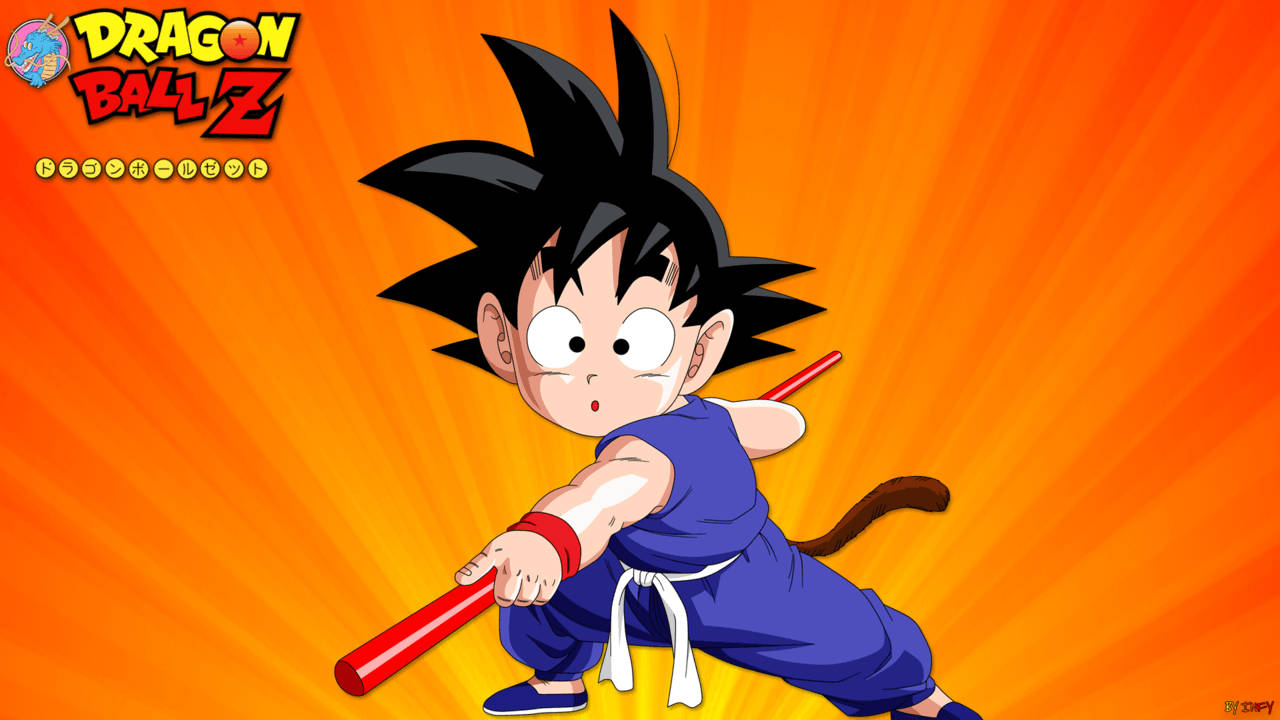 Kid Goku sa Mundo ng Dragon Ball Z Wallpaper