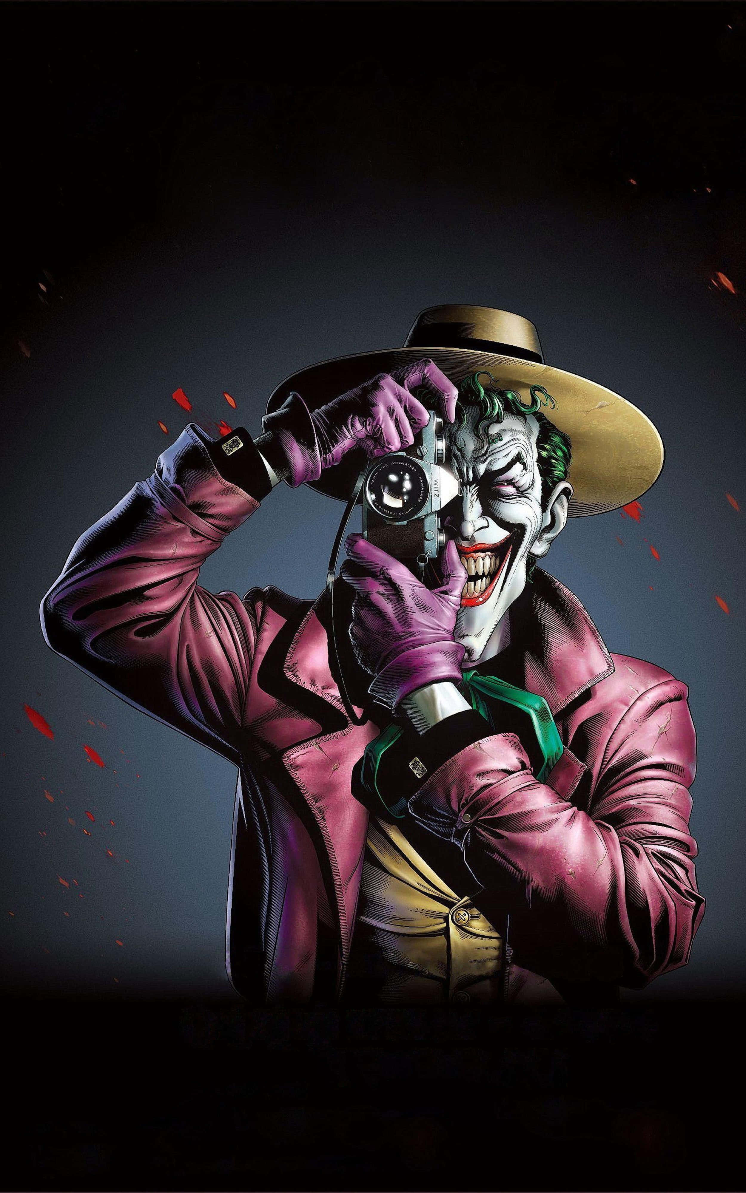 Killing Joke Joker 4K Phone Wallpaper