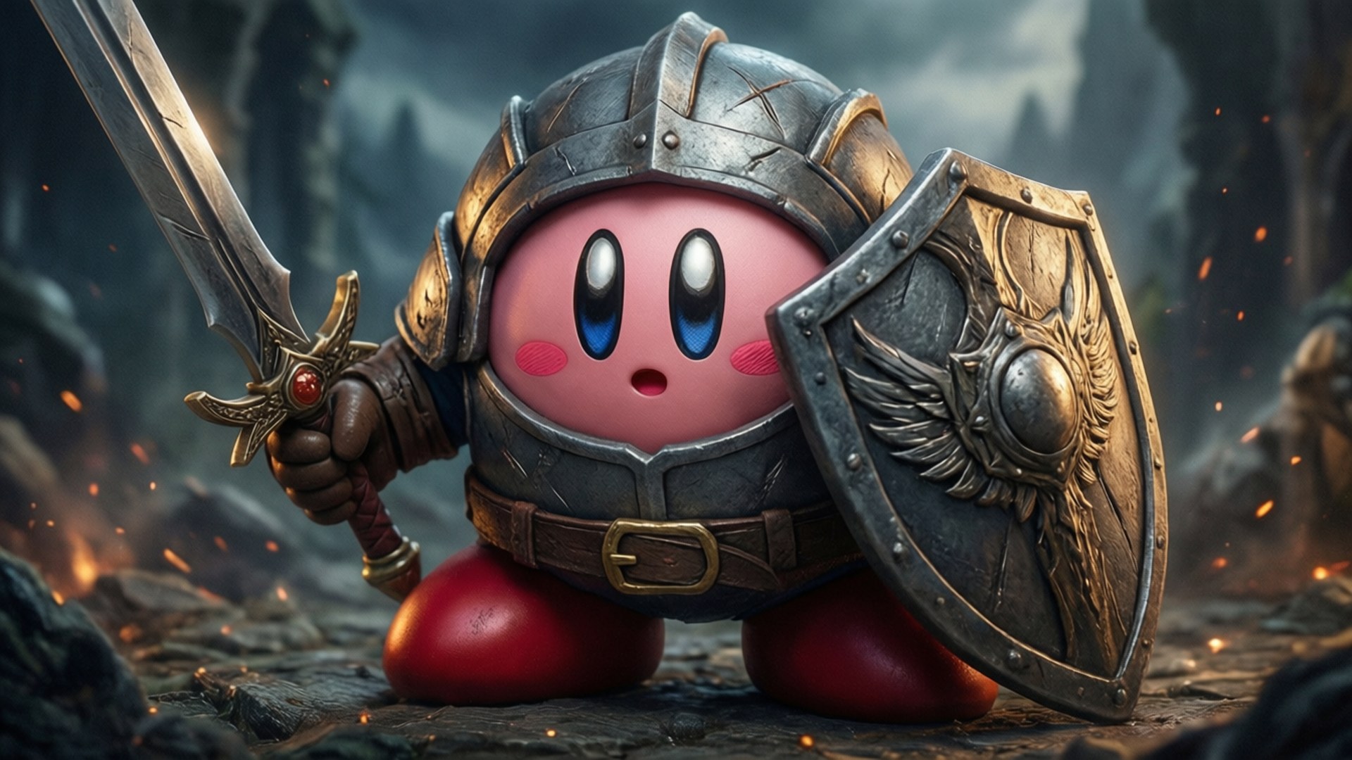 Kirby na Bayani Wallpaper