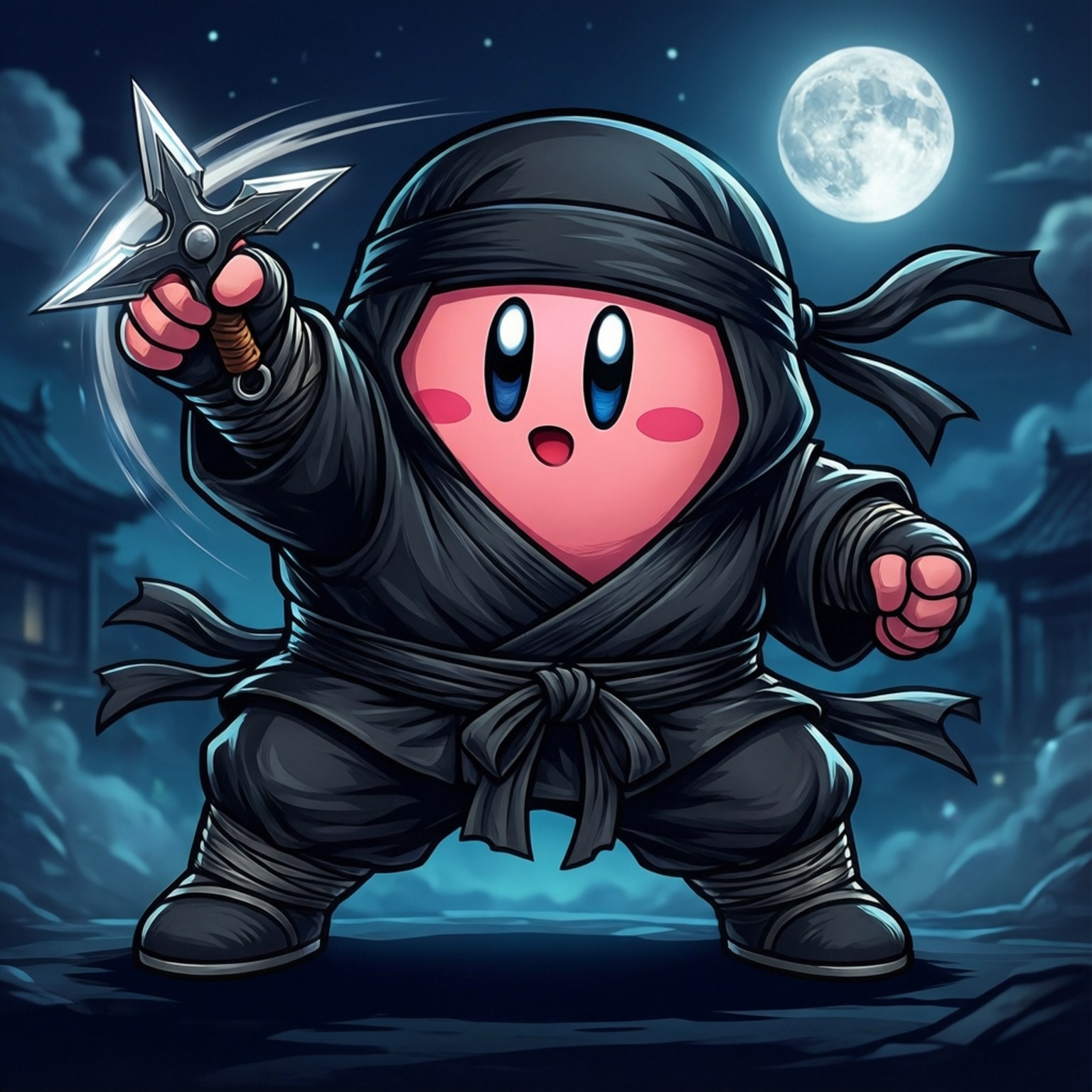 Kirby Ninja Wallpaper
