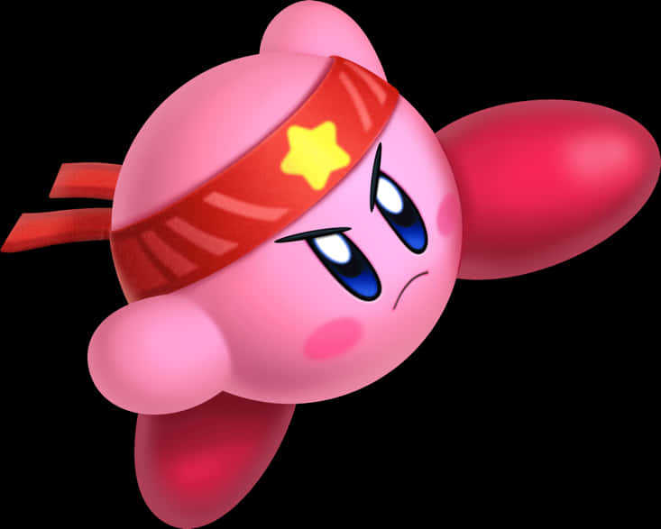 Kirby sa Posisyong Panlaban Wallpaper