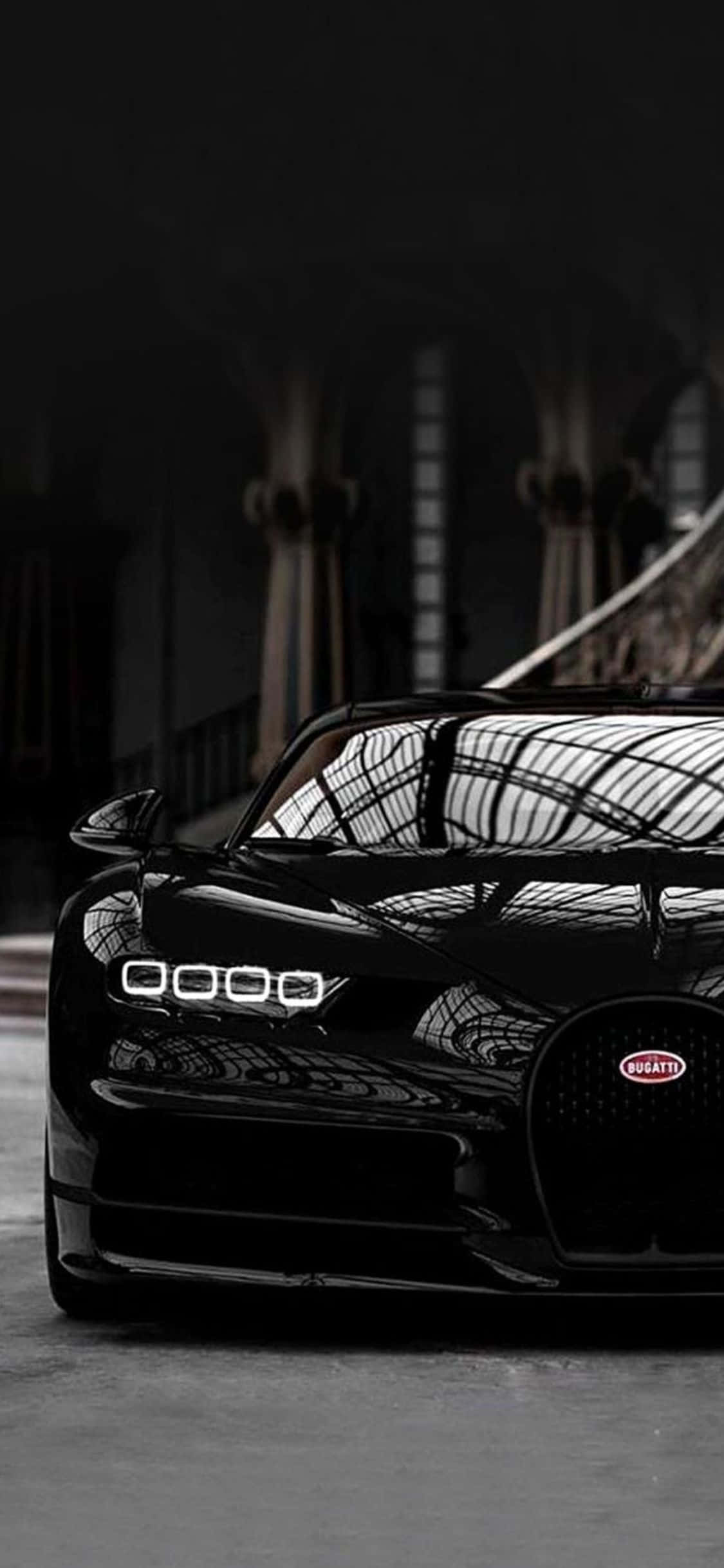 Klasikong estilo ng Bugatti sa iPhone XS Wallpaper