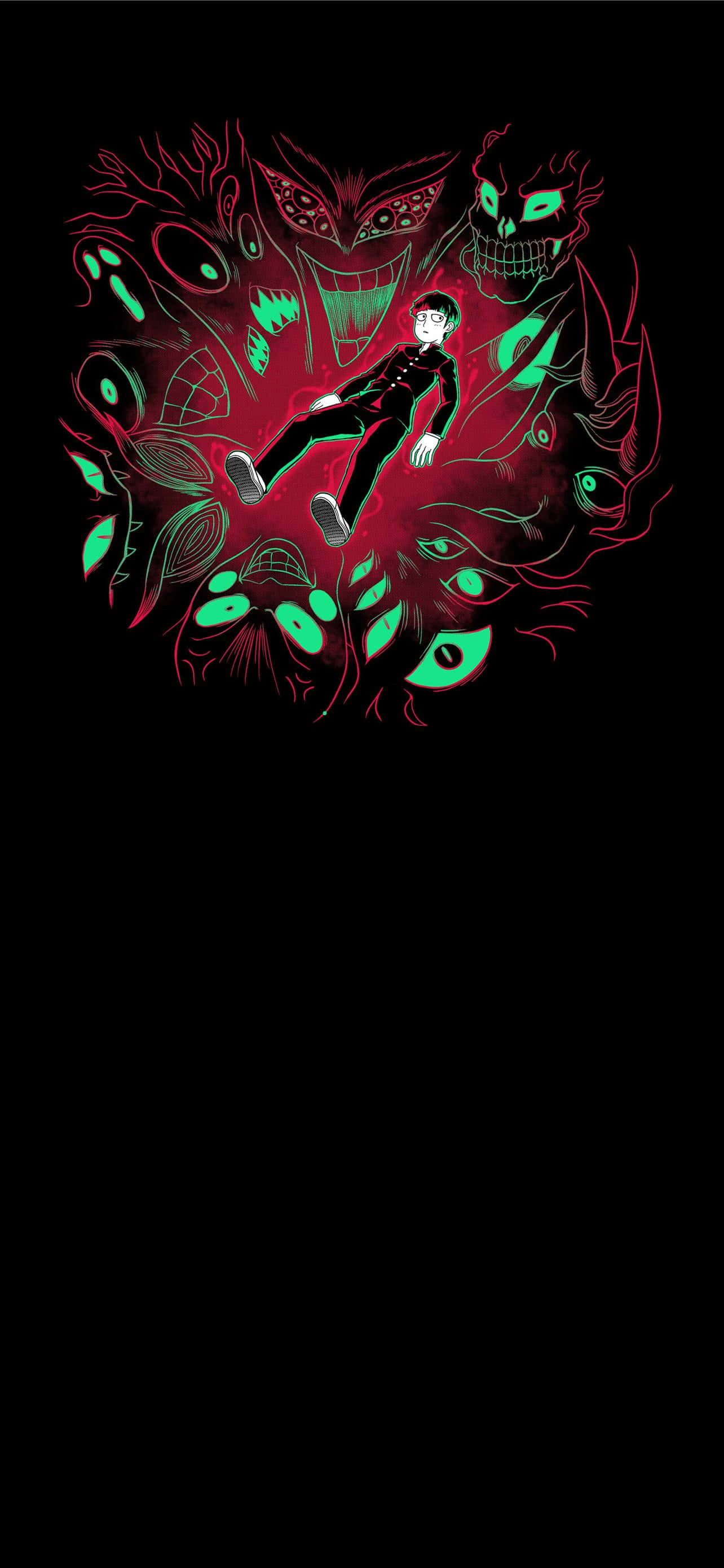 Klasikong Larawan ng Mob Psycho Wallpaper