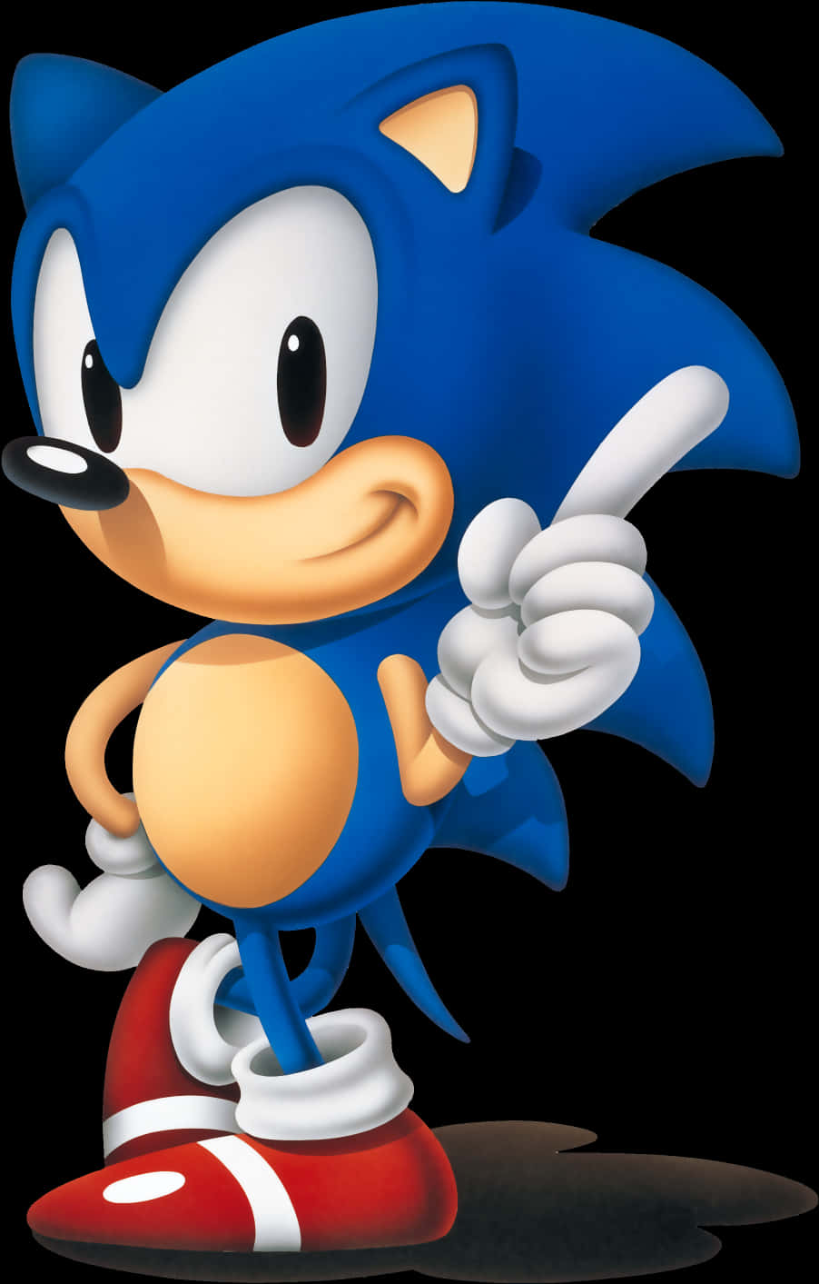 Klasikong Pose ni Sonic Wallpaper