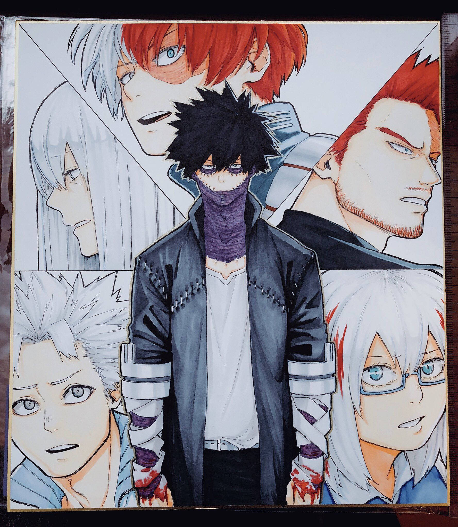 Kolaj ng Pamilyang Todoroki Wallpaper