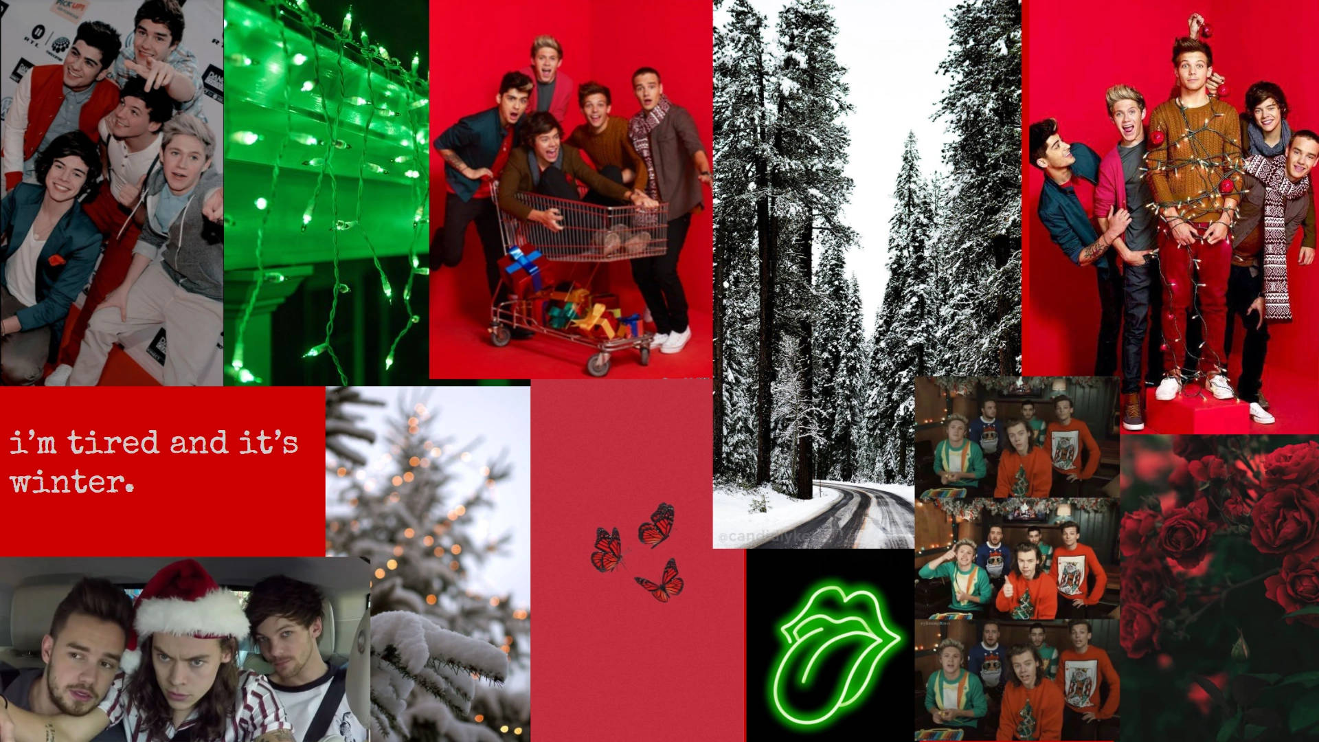 Koleksyong Pasko ng One Direction Wallpaper