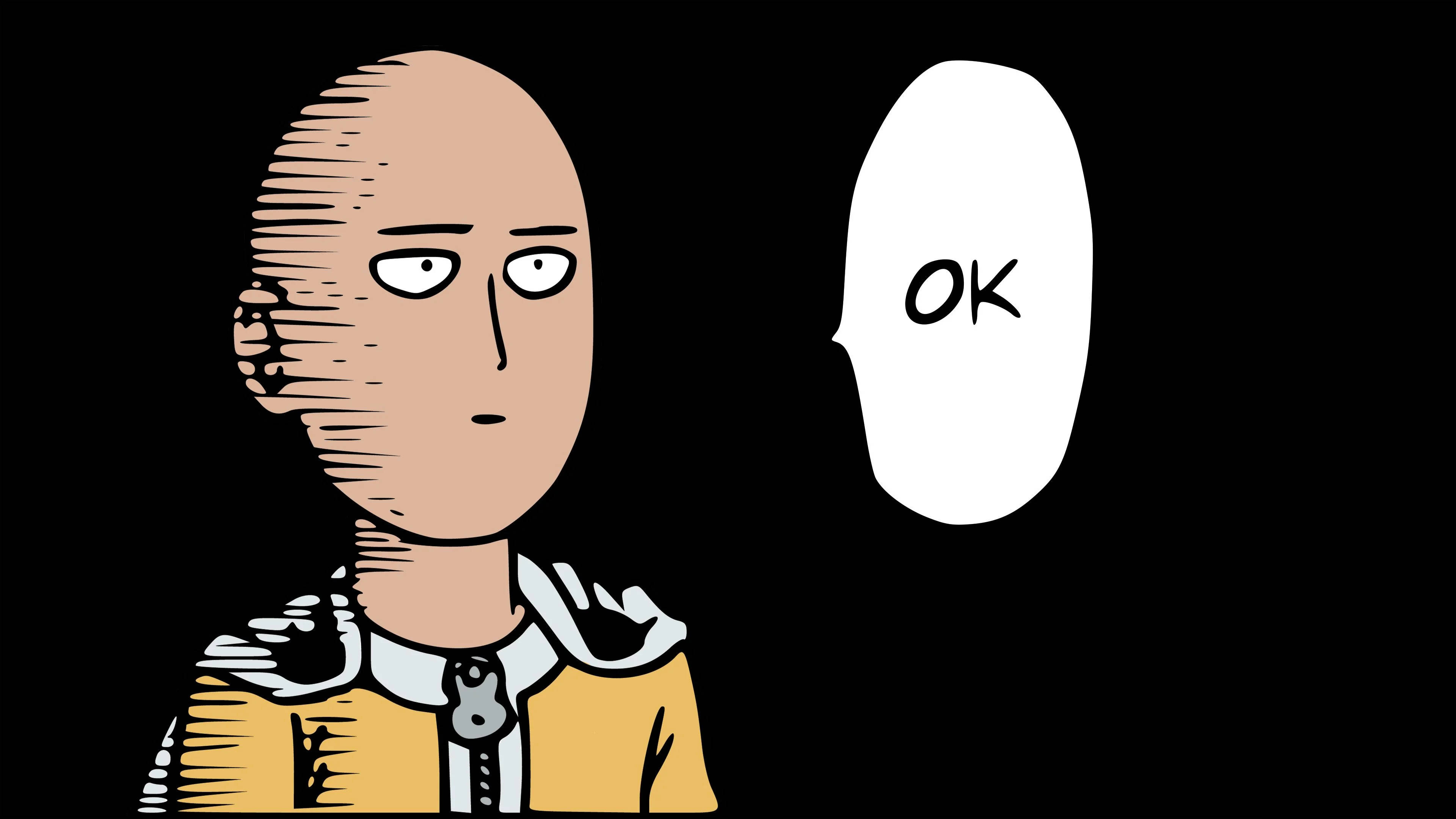 Komiks Nakakatawang Anime Saitama Wallpaper