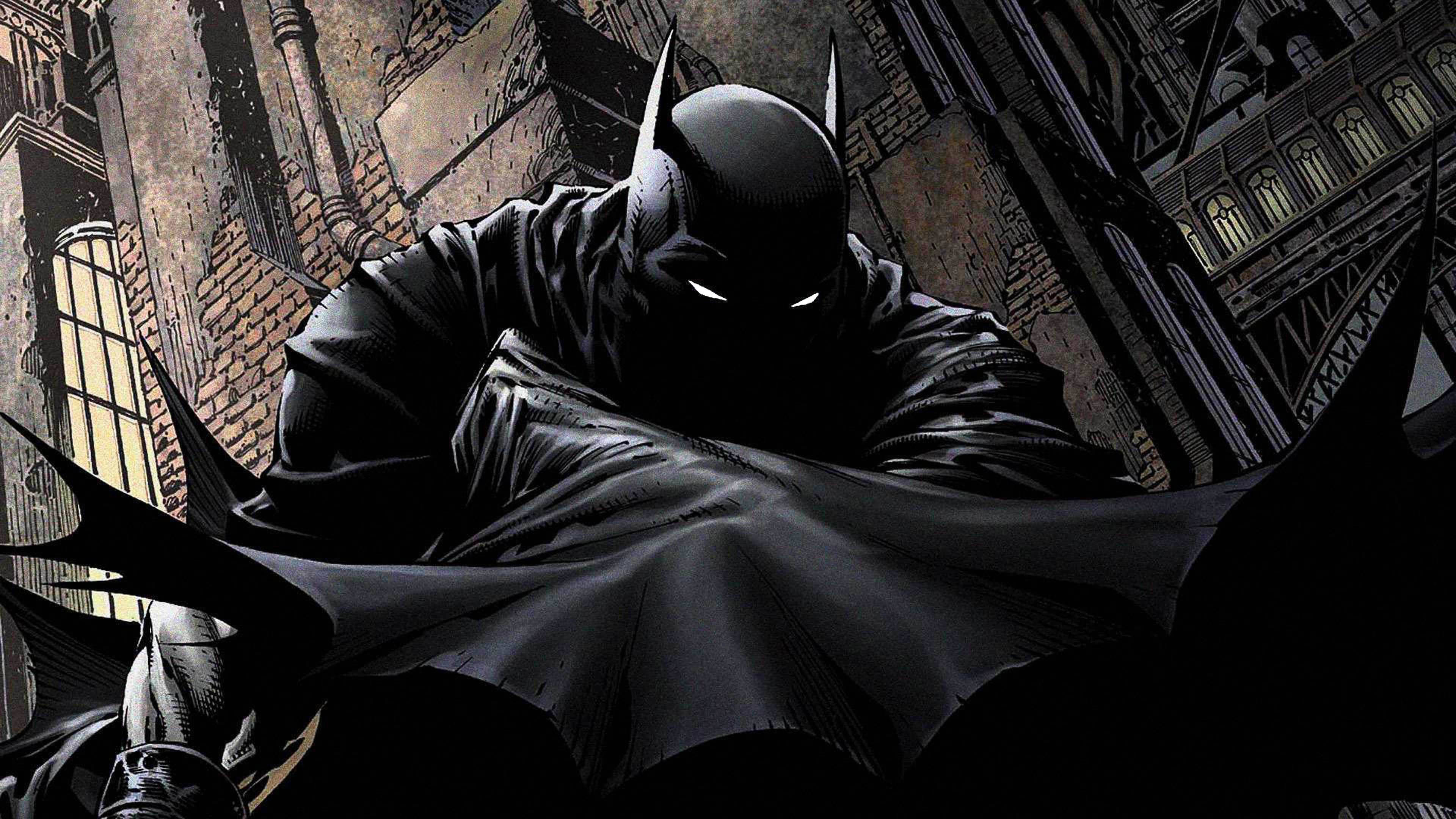 Komiks ni Batman sa Gusali Wallpaper