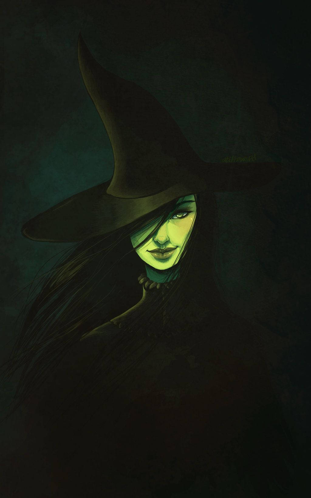 Konsepto Art ng Witch mula sa Oz The Great And Powerful Wallpaper