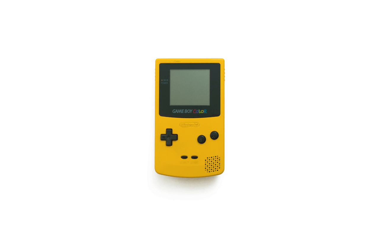 Konsoleng Dilaw na Game Boy Color Wallpaper