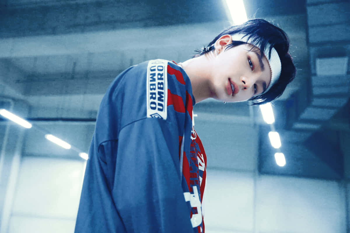 Korean Singer Hyunjin I Am Who Mini Album Wallpaper