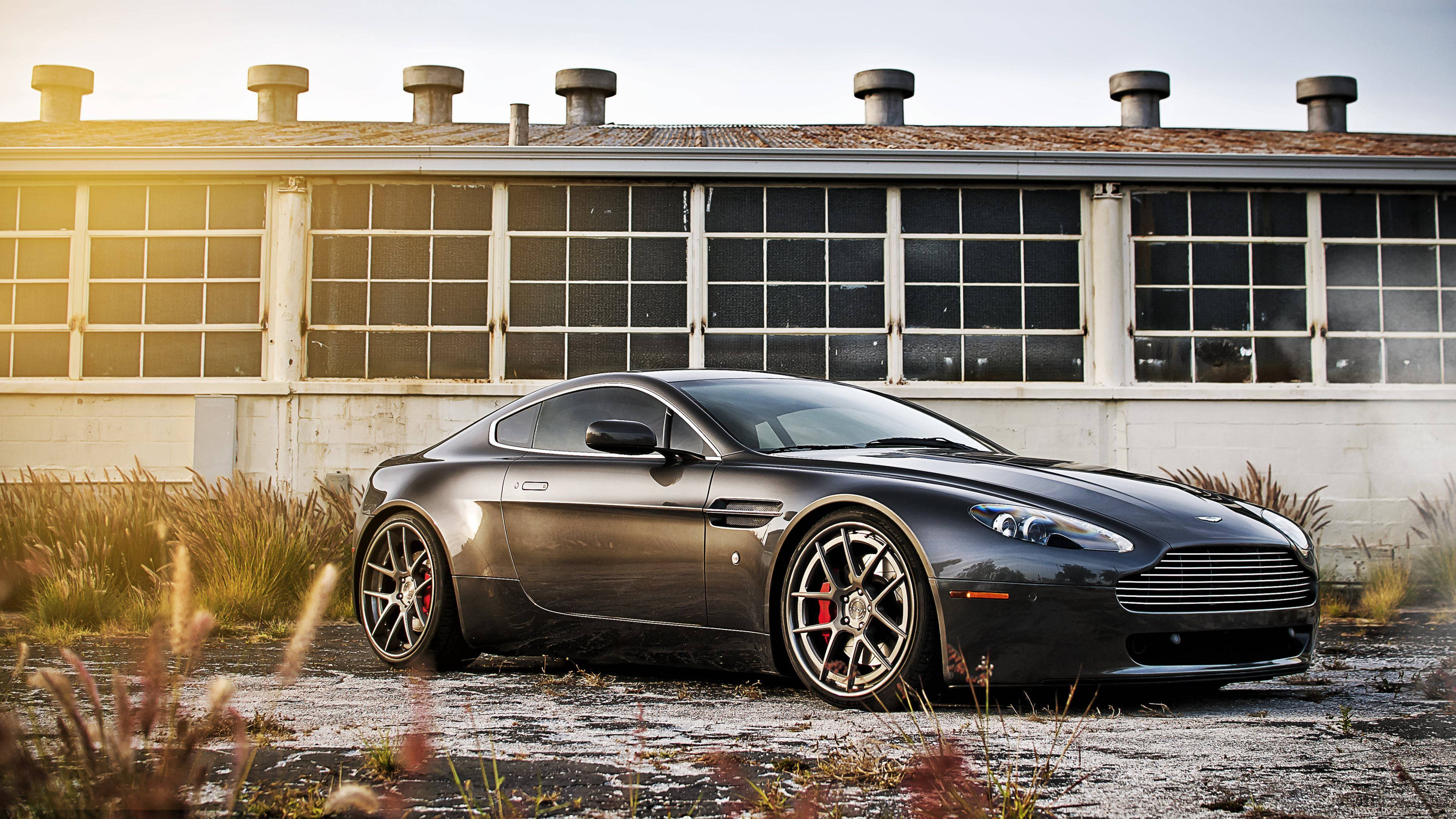 Kotse 4K Grey Aston Martin Db8 Wallpaper