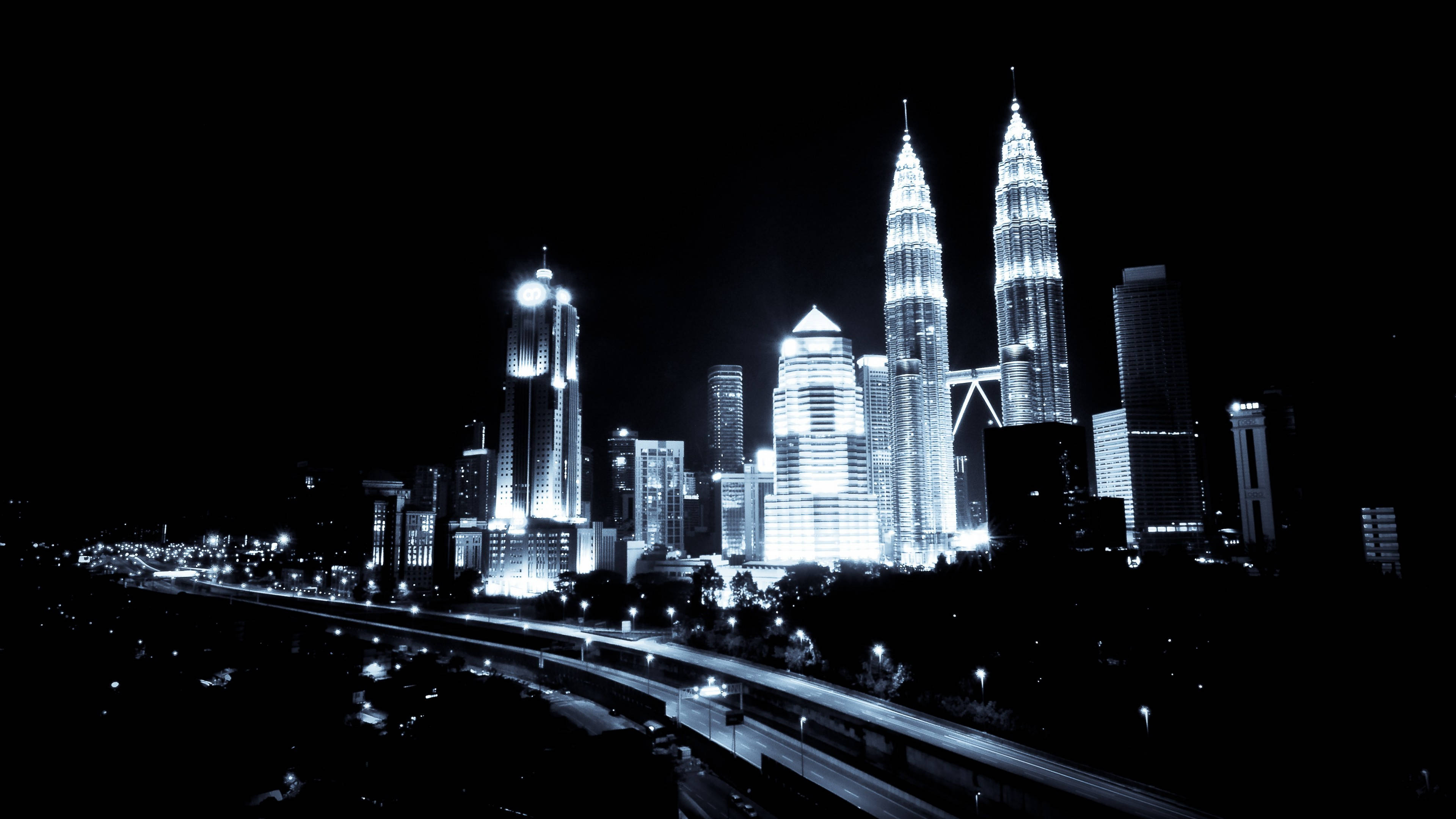 Kuala Lumpur Madilim na Lungsod Wallpaper