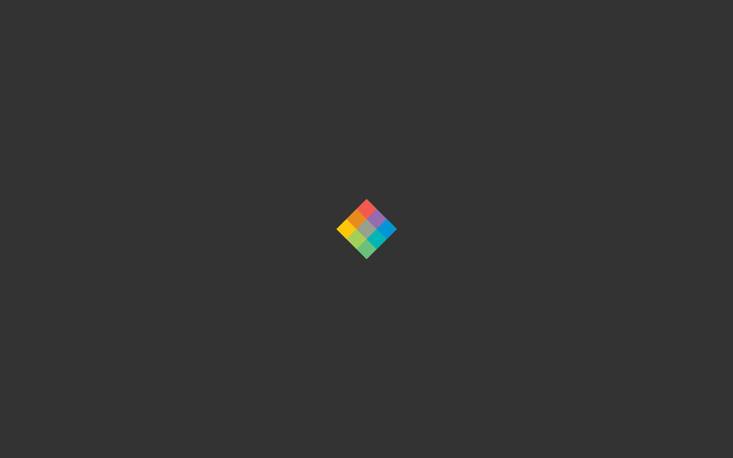 Kubo ng Kulay sa Disenyong Minimalist Wallpaper