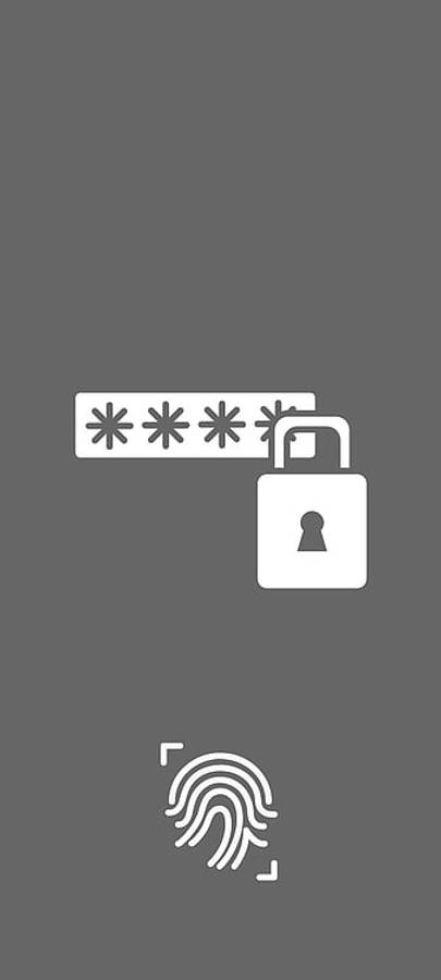 Kulay Abo na Telepono na May Fingerprint Wallpaper