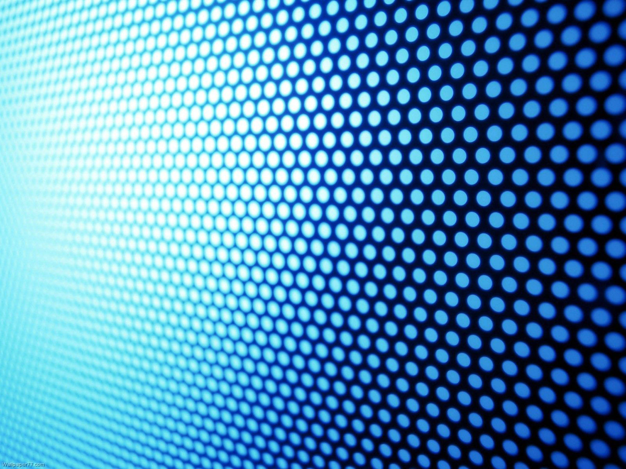 Kulay Asul na Halftone Dots na Cool Pattern Wallpaper