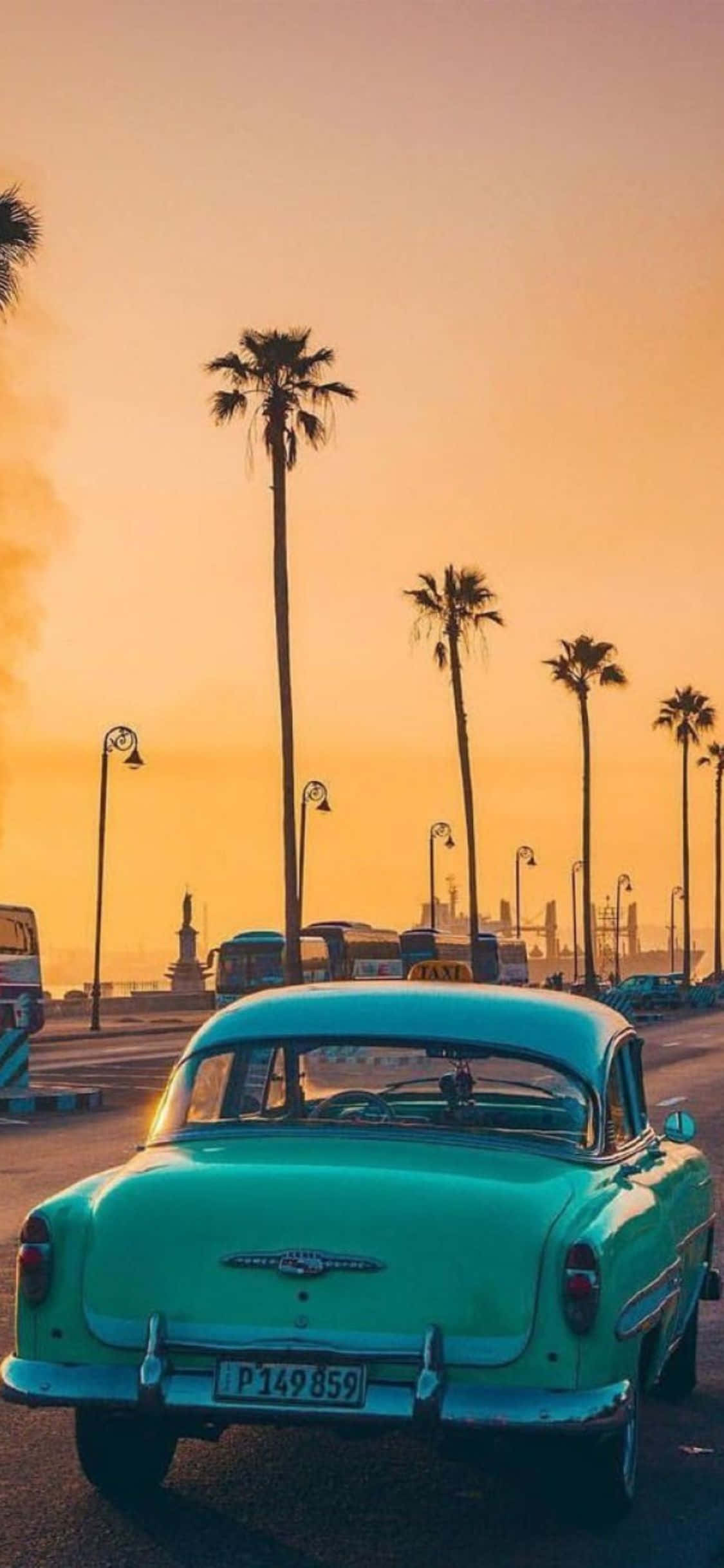Kumakatawan ang relaksado at walang-bahala na kalikasan ng California Wallpaper