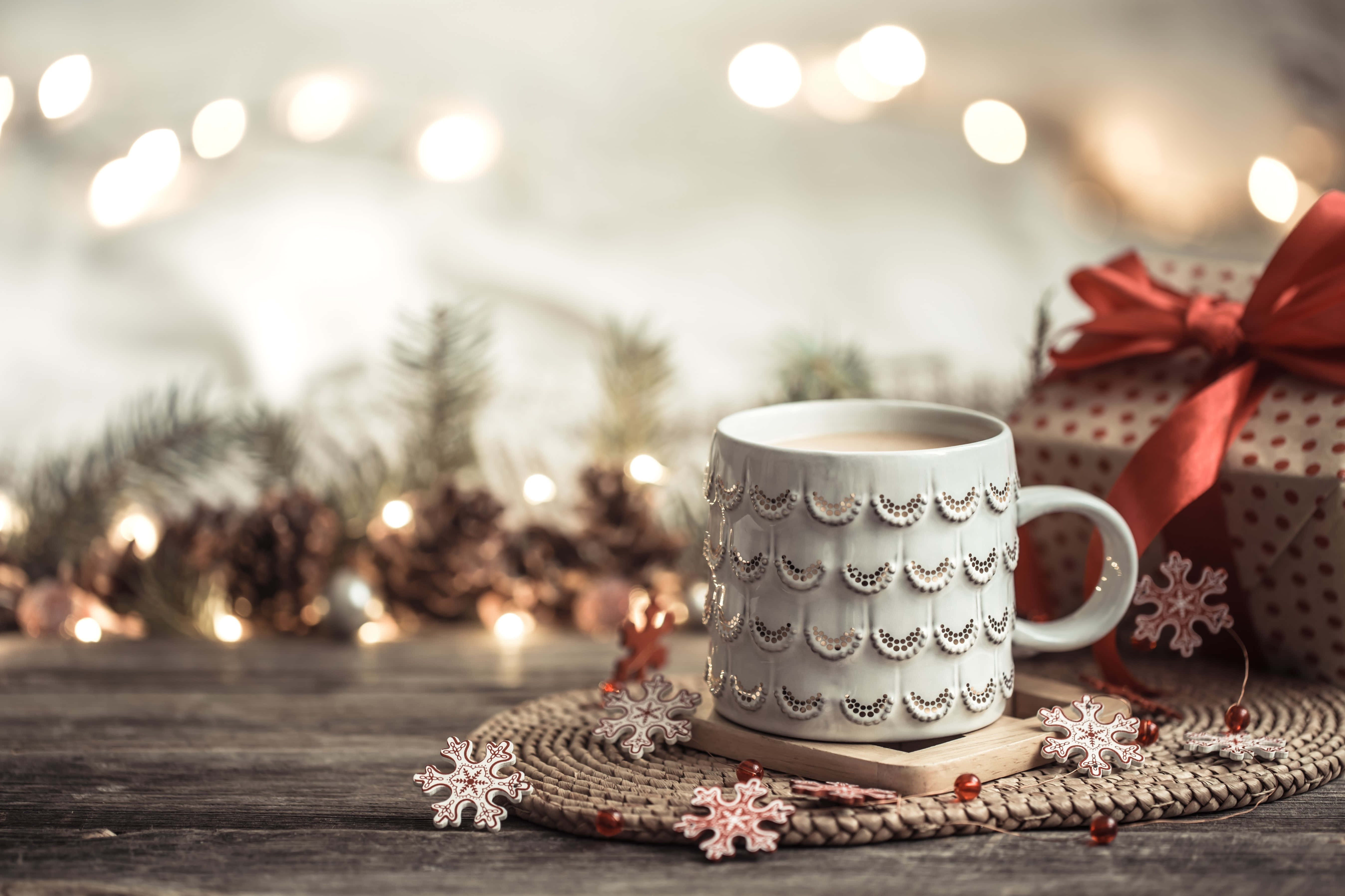 Kumportableng Christmas Mug Wallpaper