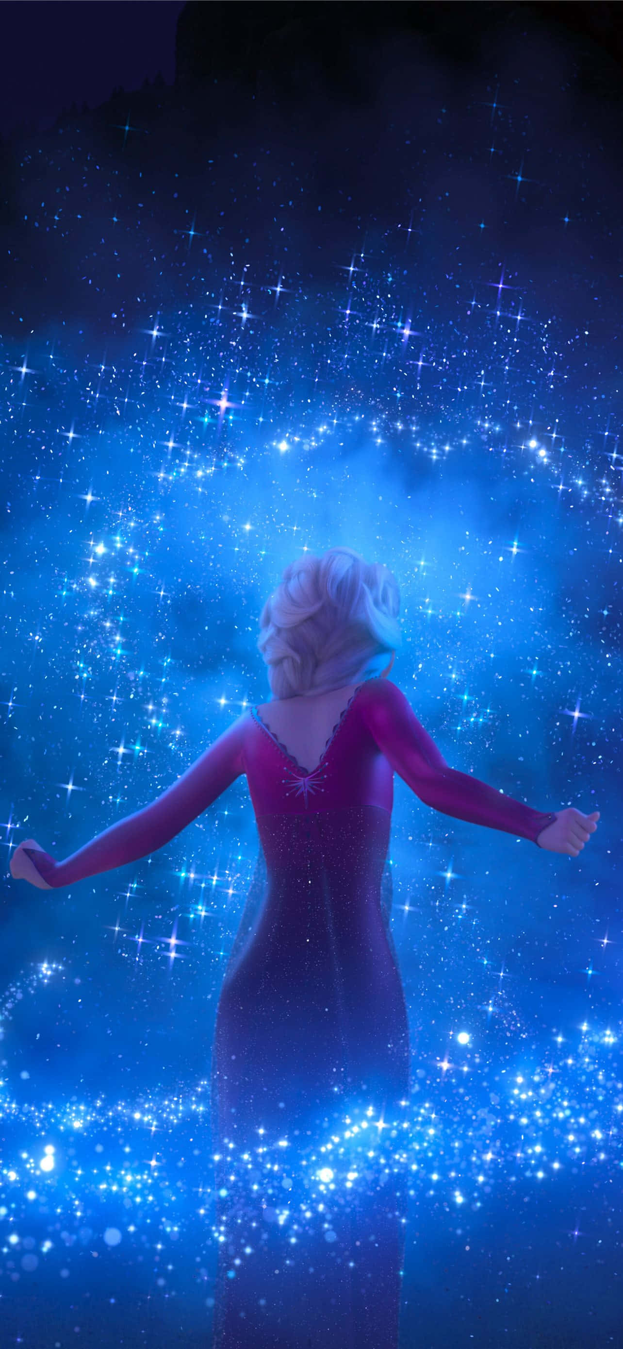 Kumuha ng Larawan kasama ang Elsa Phone Wallpaper
