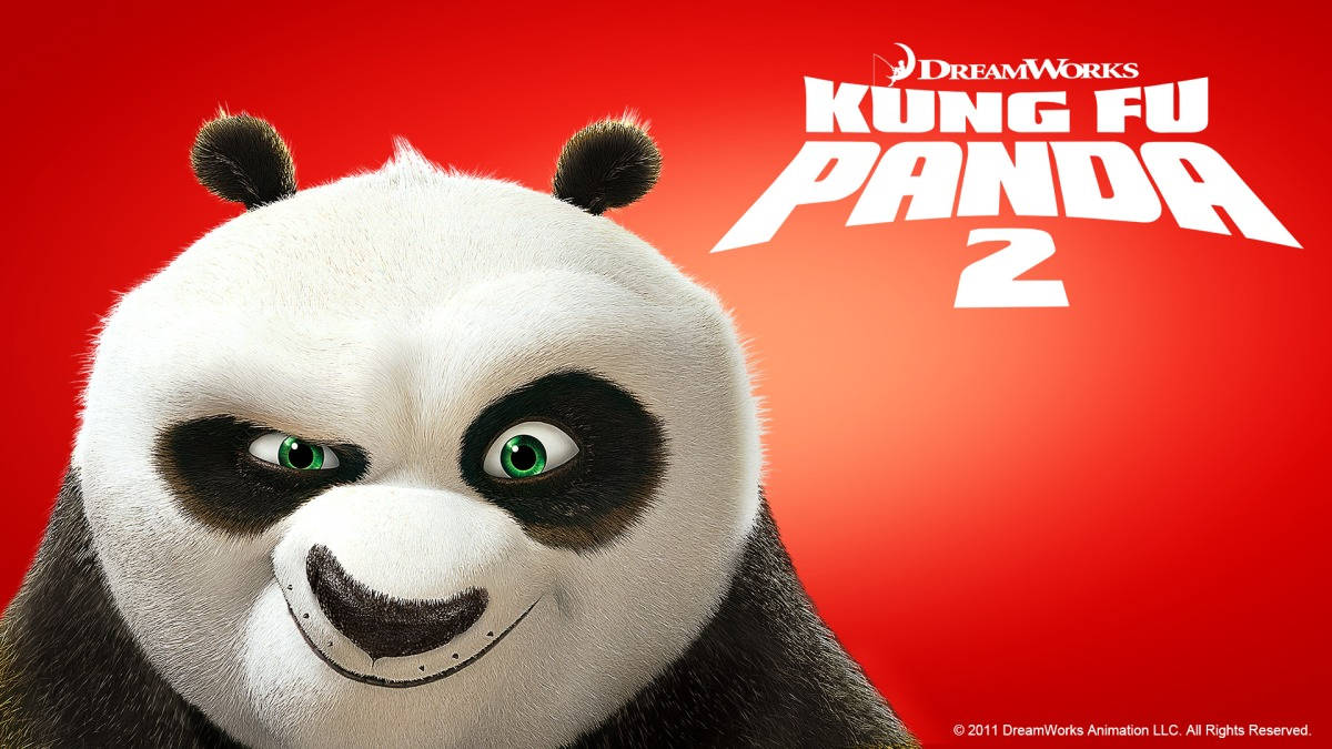 Kung Fu Panda 2 Pula na Background Wallpaper