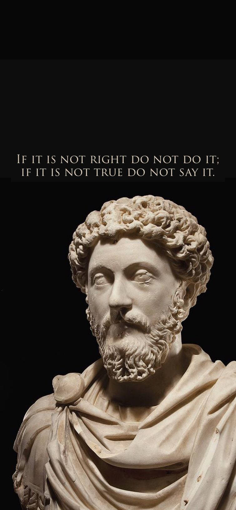 Kung Hindi Tama, Stoicism Quote Wallpaper