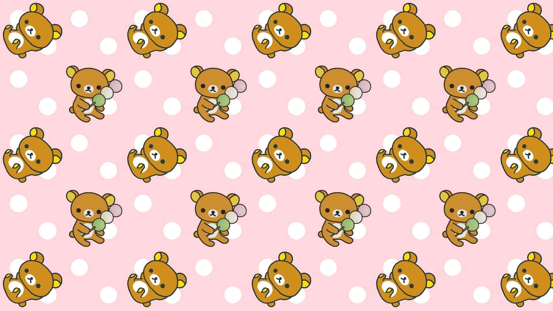 Kunin ang iyong araw-araw na dosis ng cuteness at kawaii vibes gamit ang malambot na pink na background na ito. Wallpaper