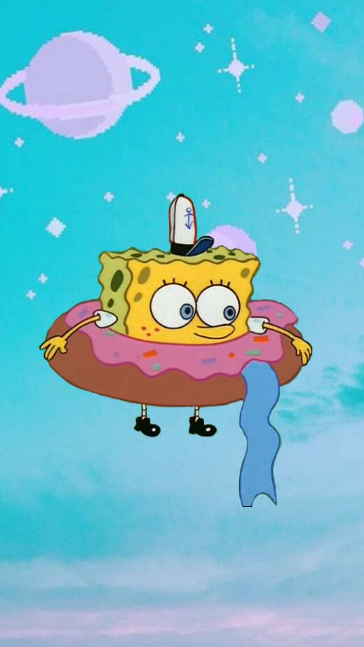 Kunin ang paborito mong karakter na Spongebob sa sobrang cute na aesthetic style! Wallpaper