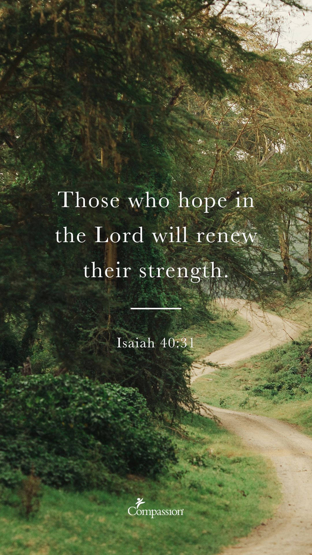 Kurbadong Daan na May Bible Verse Aesthetic Wallpaper