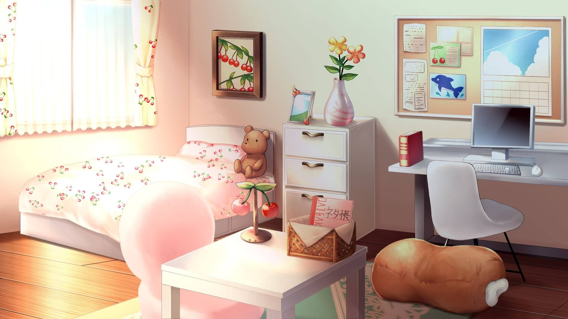 Kuwartong Anime Pambabae Wallpaper