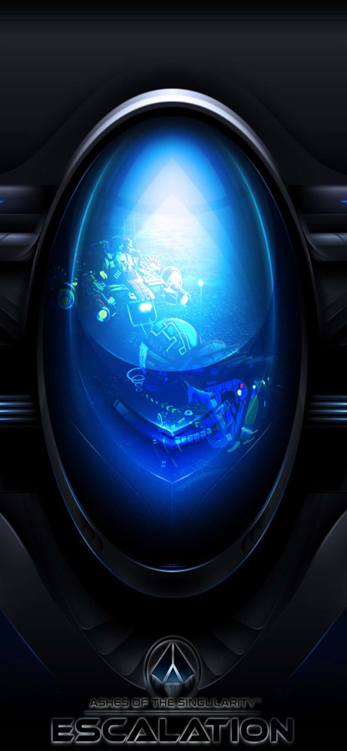 Laban ang magandang laban gamit ang iPhone X's Ashes Of The Singularity. Wallpaper