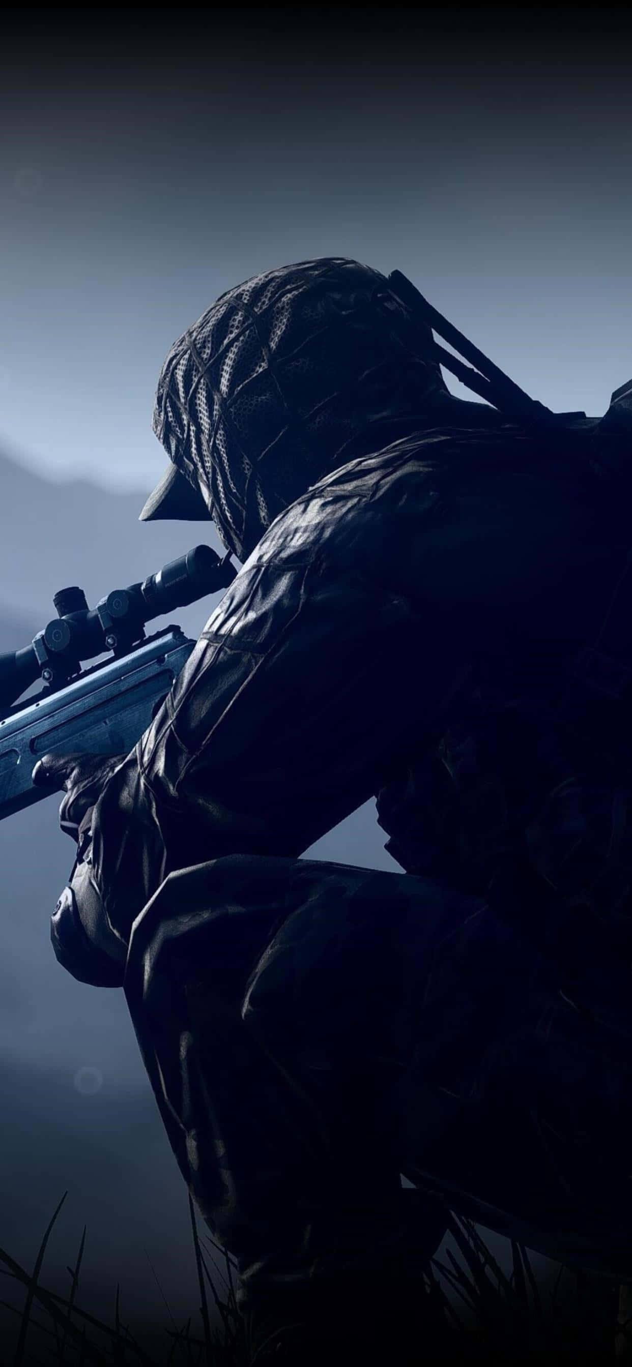 Labanan ang Iyong mga Kalaban sa Estilo gamit ang iPhone Xs Max Battlefield 4 Wallpaper