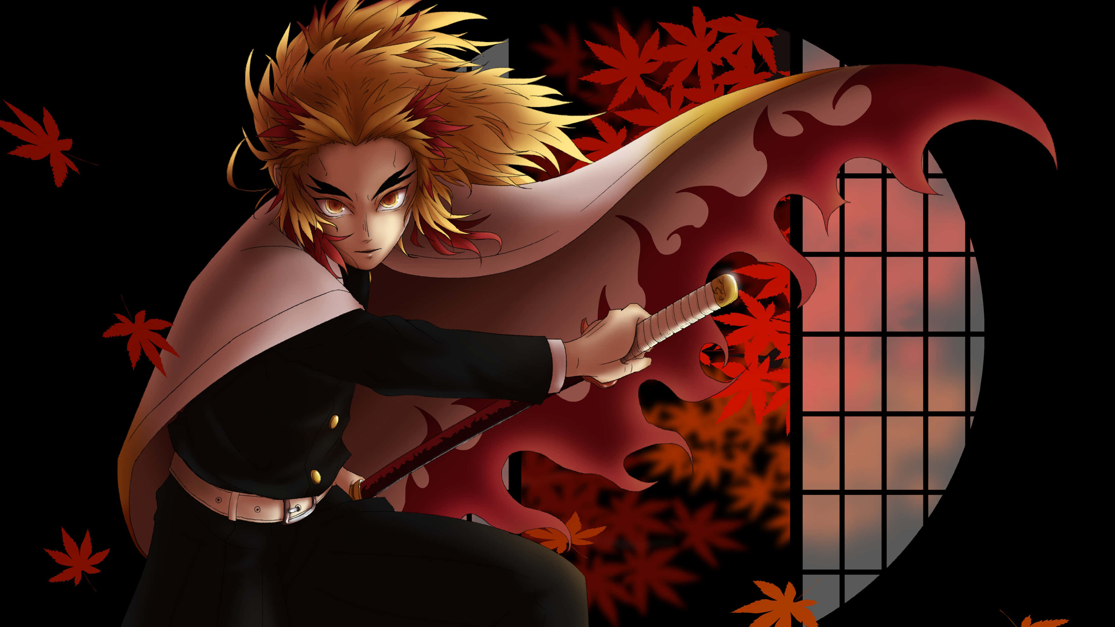 Labanan ang mga demonyo gamit ang Demon Slayer 4K Graphics Wallpaper